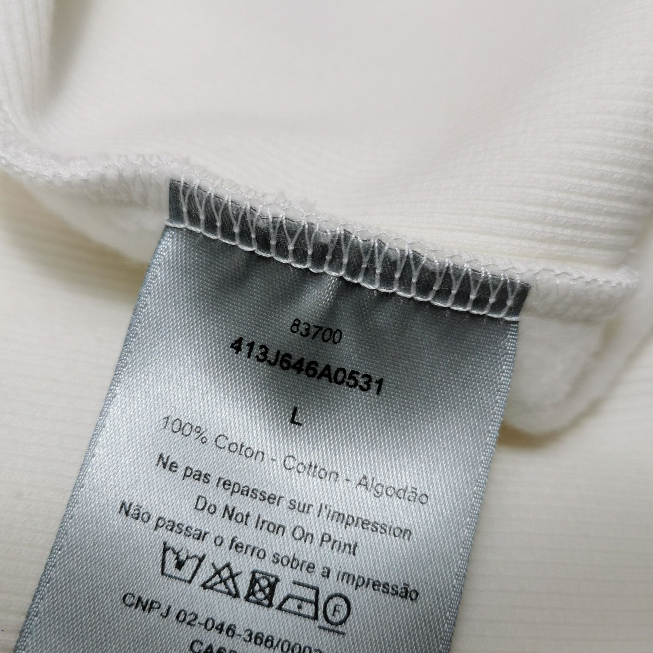 Dior Dior Rainbow Logo Cotton Hoodie Size L Size US L / EU 52-54 / 3 - 8 Thumbnail