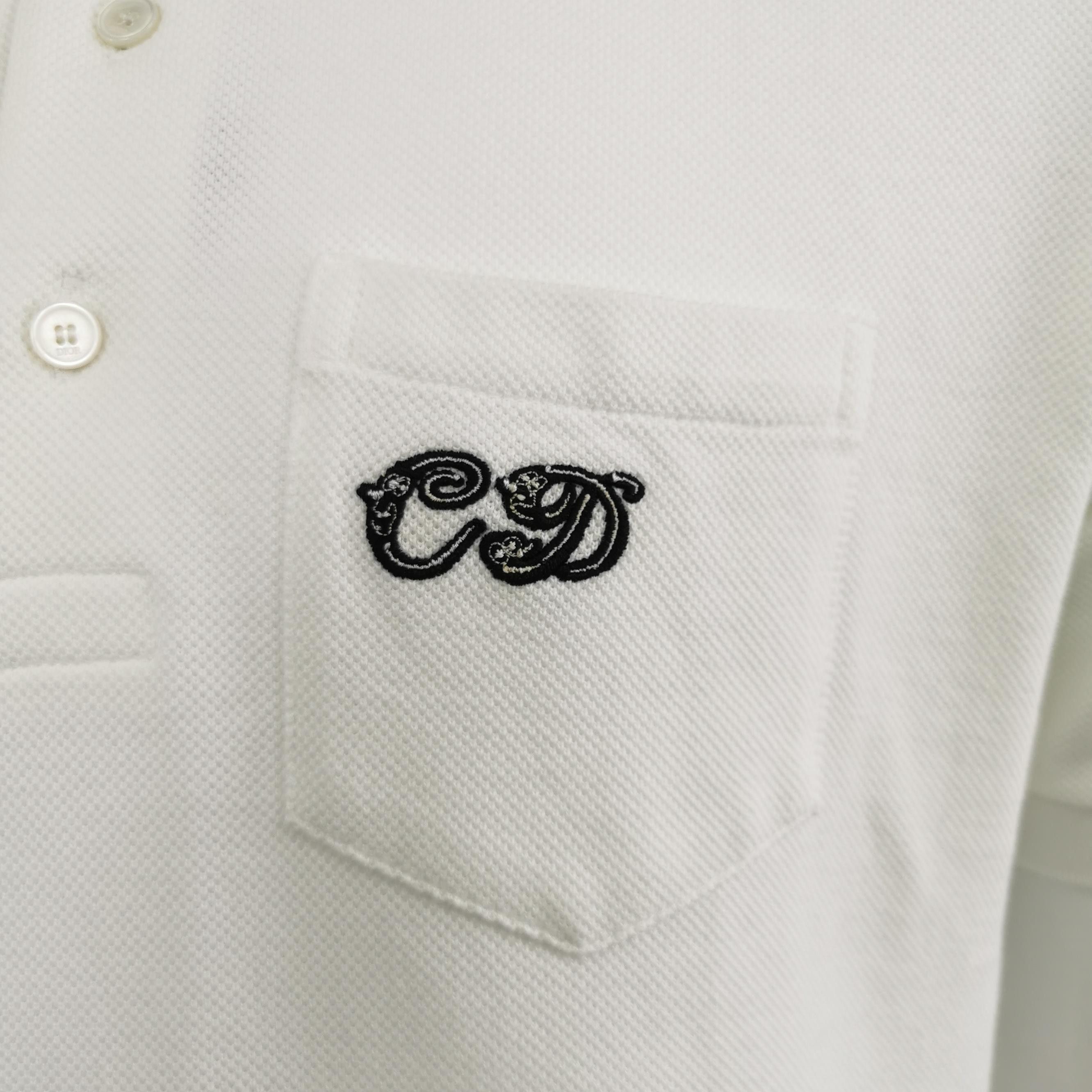 Dior Dior Embroidered CD Logo Polo Shirt Size XS Size US XS / EU 42 / 0 - 3 Thumbnail