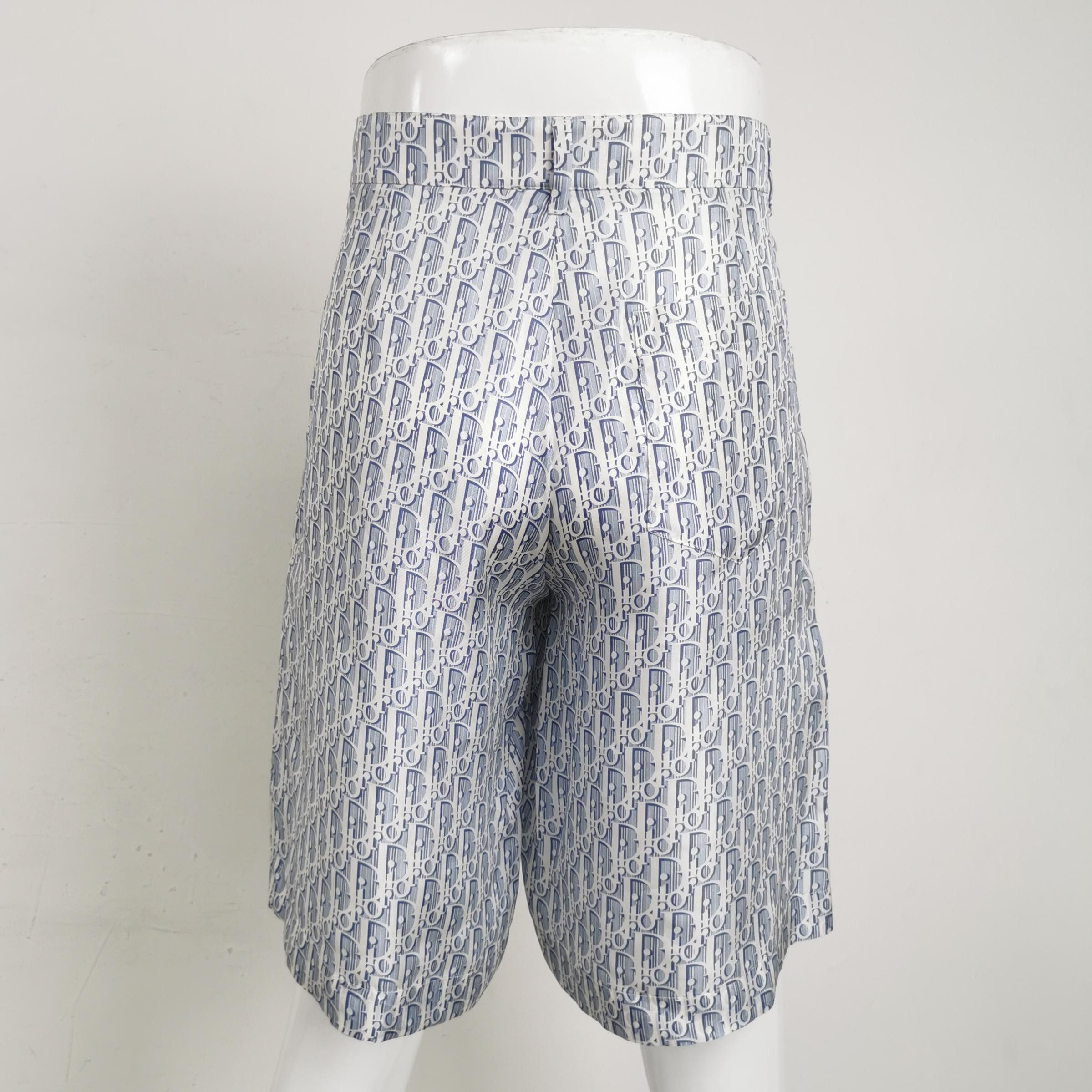 Dior Dior Oblique Print Silk Blend Shorts Size 46 Size US 30 / EU 46 - 2 Thumbnail