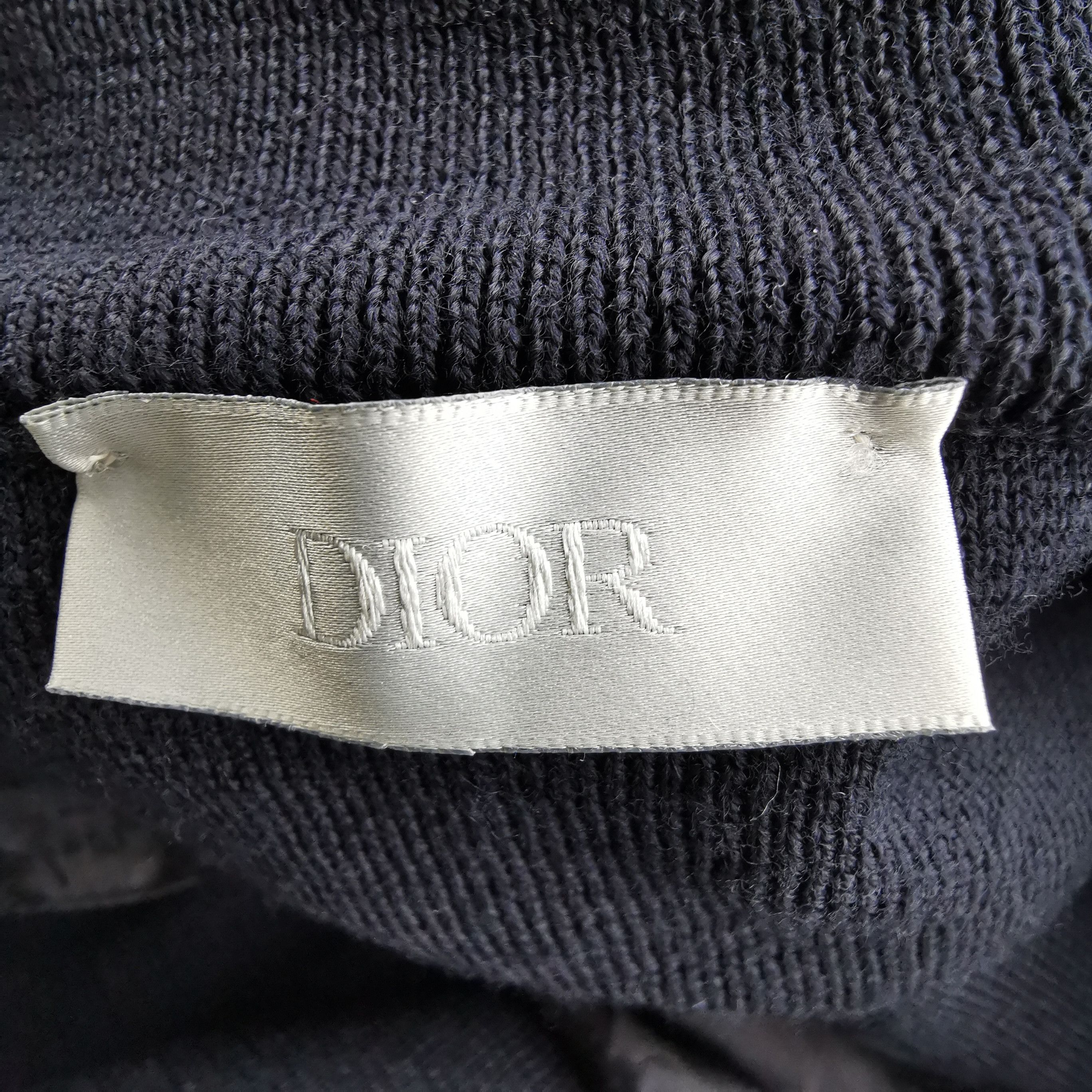 Dior Dior Oblique Trim Wool Turtleneck Sweater Size M Size US M / EU 48-50 / 2 - 4 Thumbnail