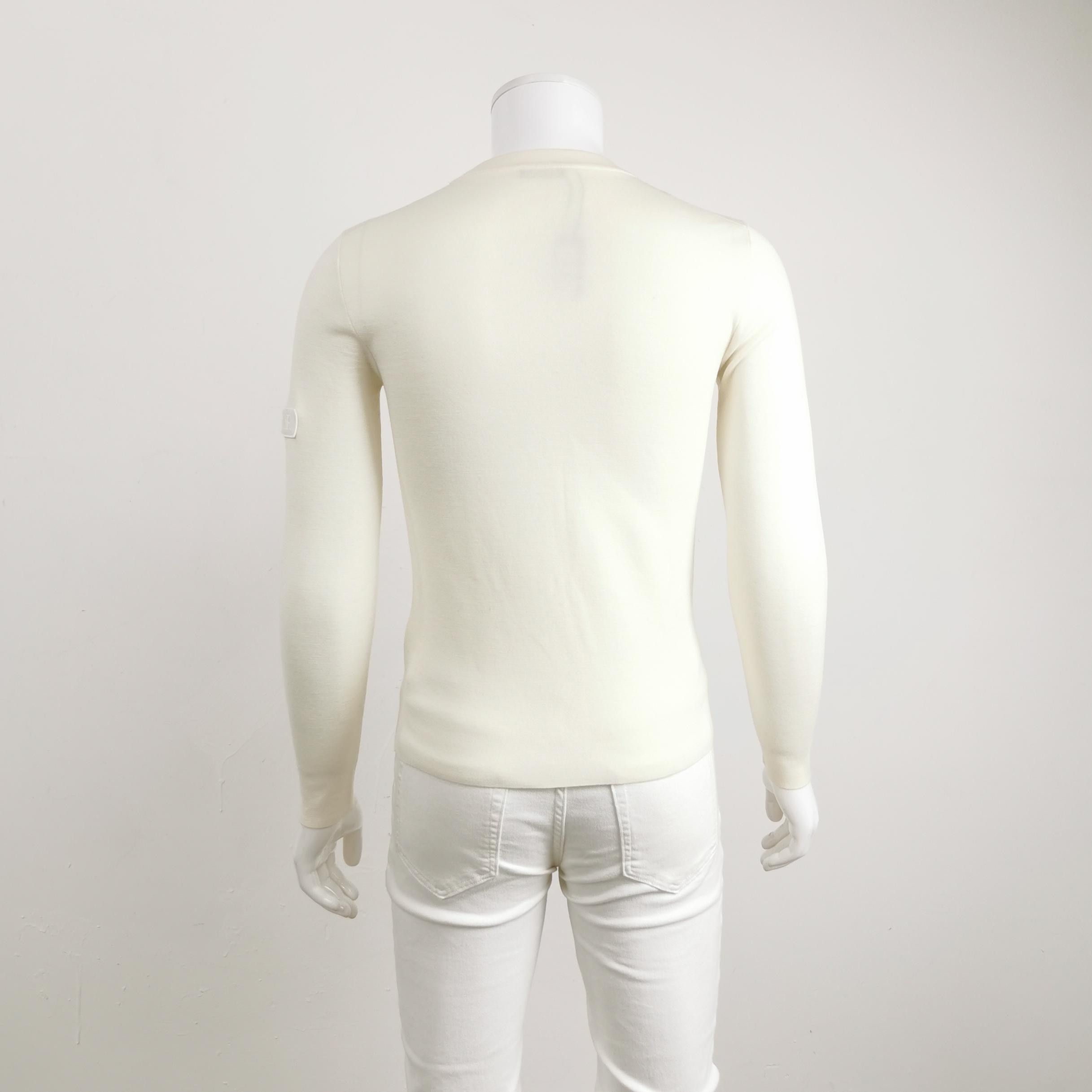 Dior Dior Solid Wool Crewneck Sweater US XS Size US XS / EU 42 / 0 - 2 Thumbnail