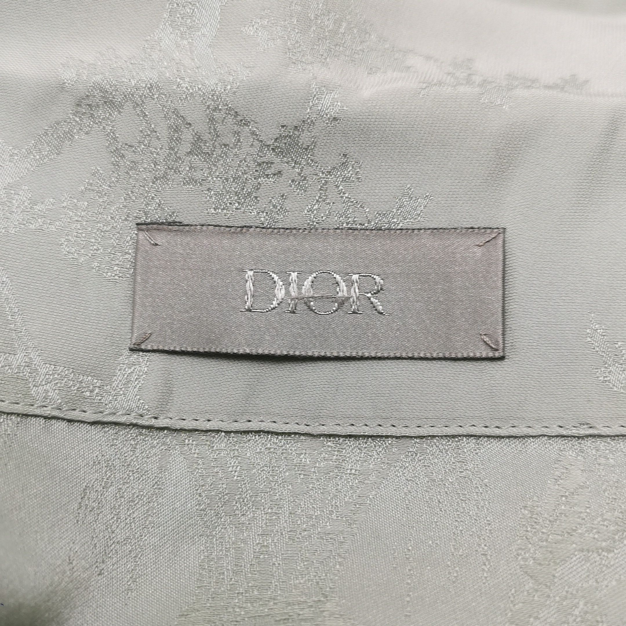 Dior Dior Jacquard Silk Blend Shirt Size 48 Size US M / EU 48-50 / 2 - 9 Thumbnail
