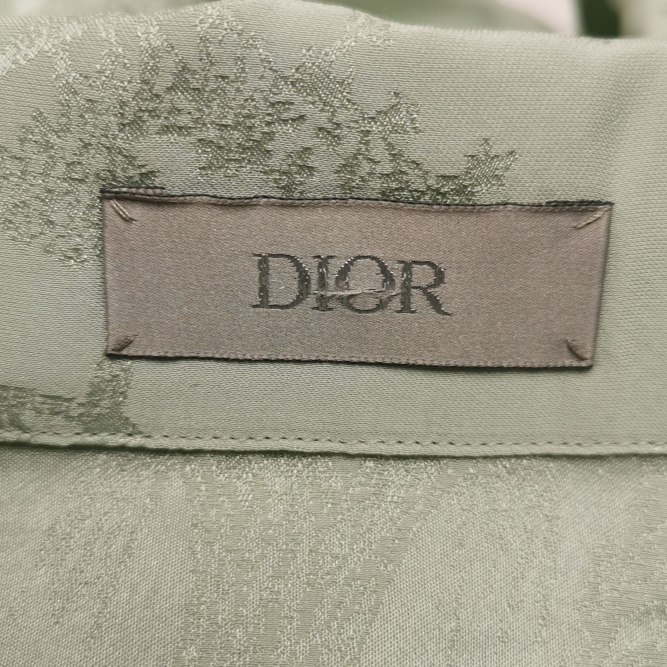 Dior Dior Jacquard Silk Blend Shirt Size 48 Size US M / EU 48-50 / 2 - 5 Thumbnail
