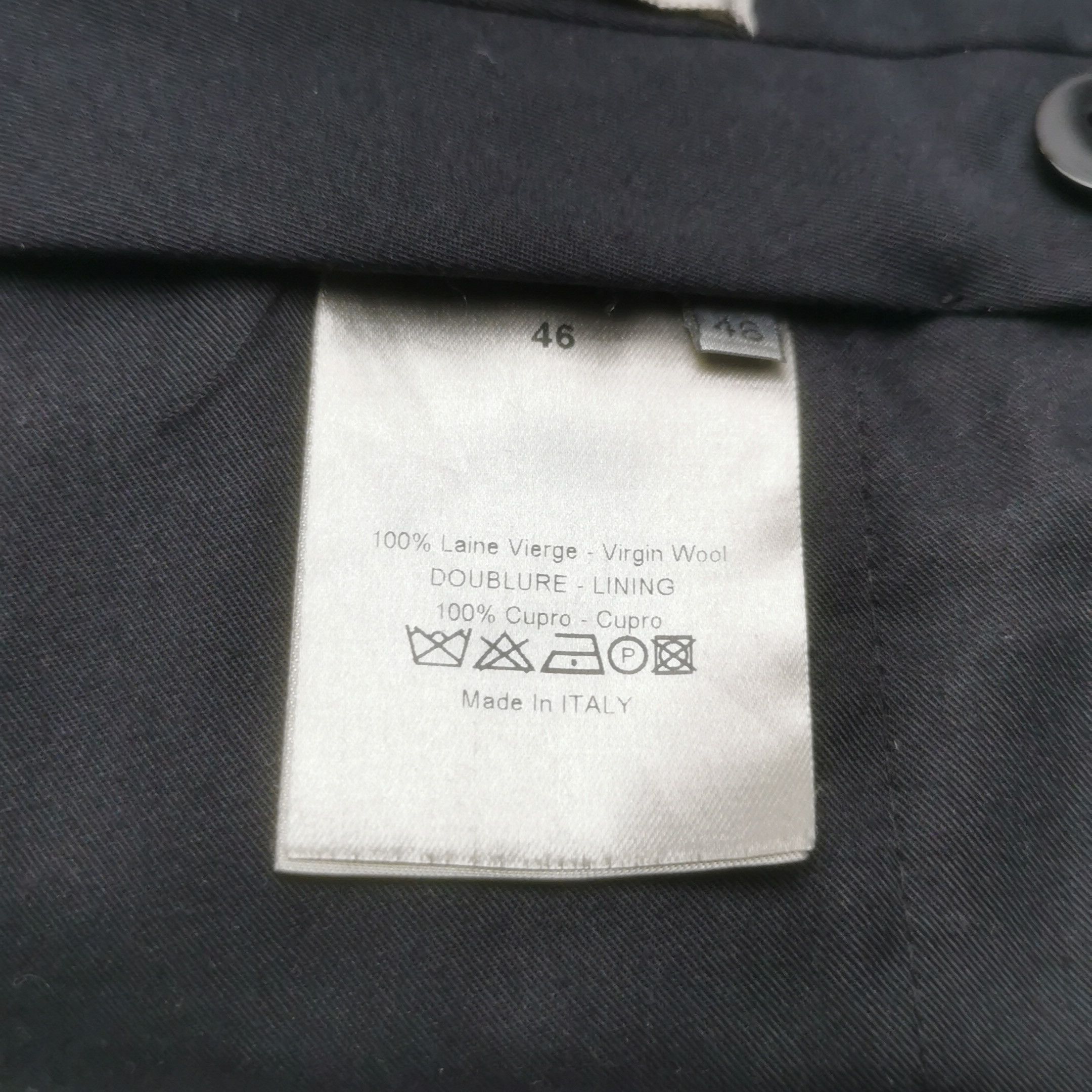 Dior Dior Black Wool Trousers Size 46 Size US 30 / EU 46 - 7 Thumbnail