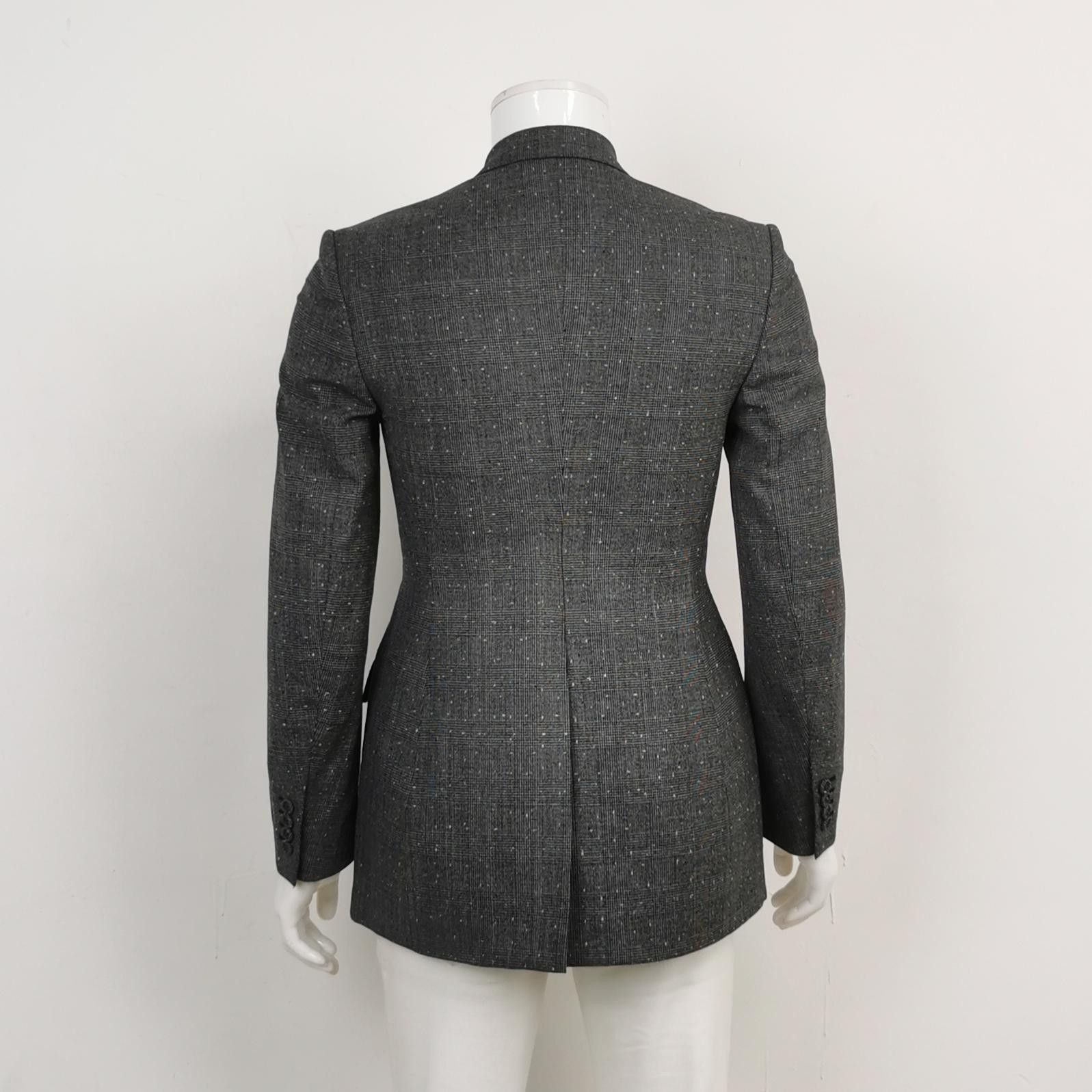 Dior Dior Check Wool Single Breasted Blazer 34R Size 34R - 2 Thumbnail