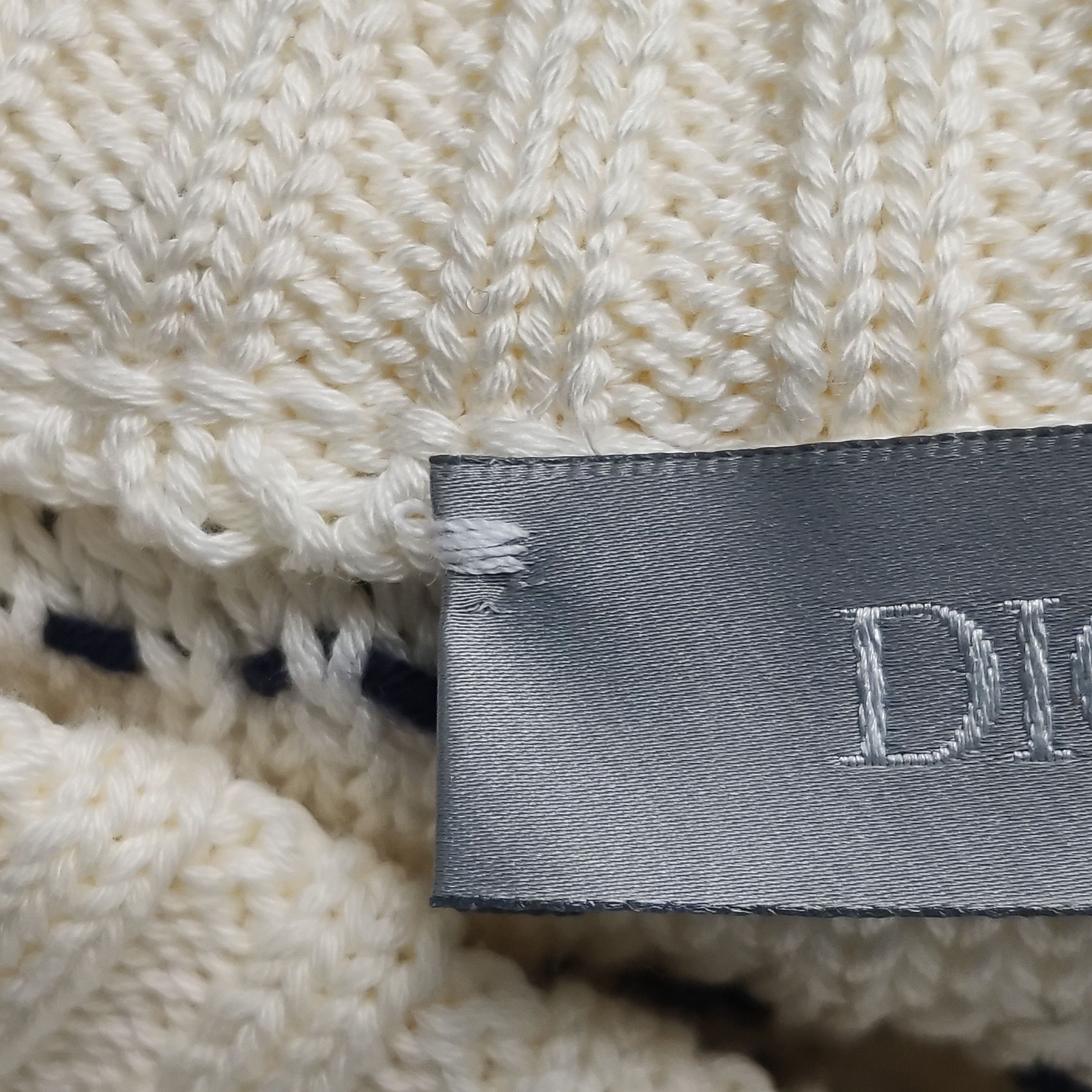 Dior Dior Chevron Pattern Cotton Knit Sweater M Size US M / EU 48-50 / 2 - 10 Thumbnail