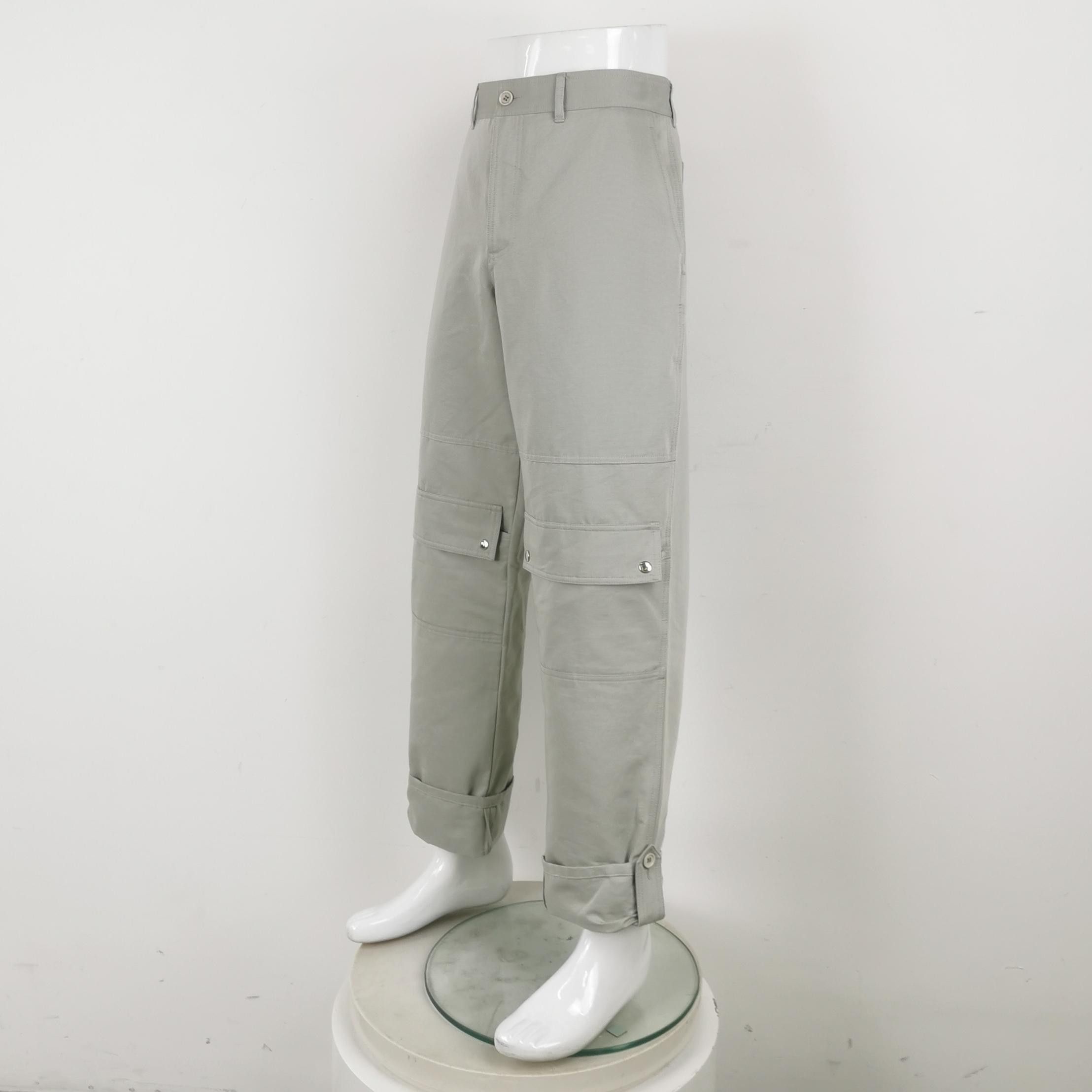 Dior Dior Grey Cotton Cargo Pants Size 50 Size US 34 / EU 50 - 2 Thumbnail
