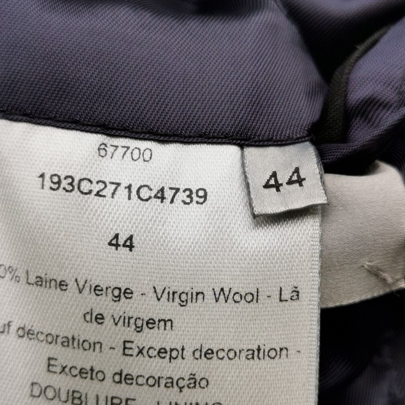 Dior Dior Star Embroidered Wool Blazer Size 44 Size 34S - 5 Thumbnail