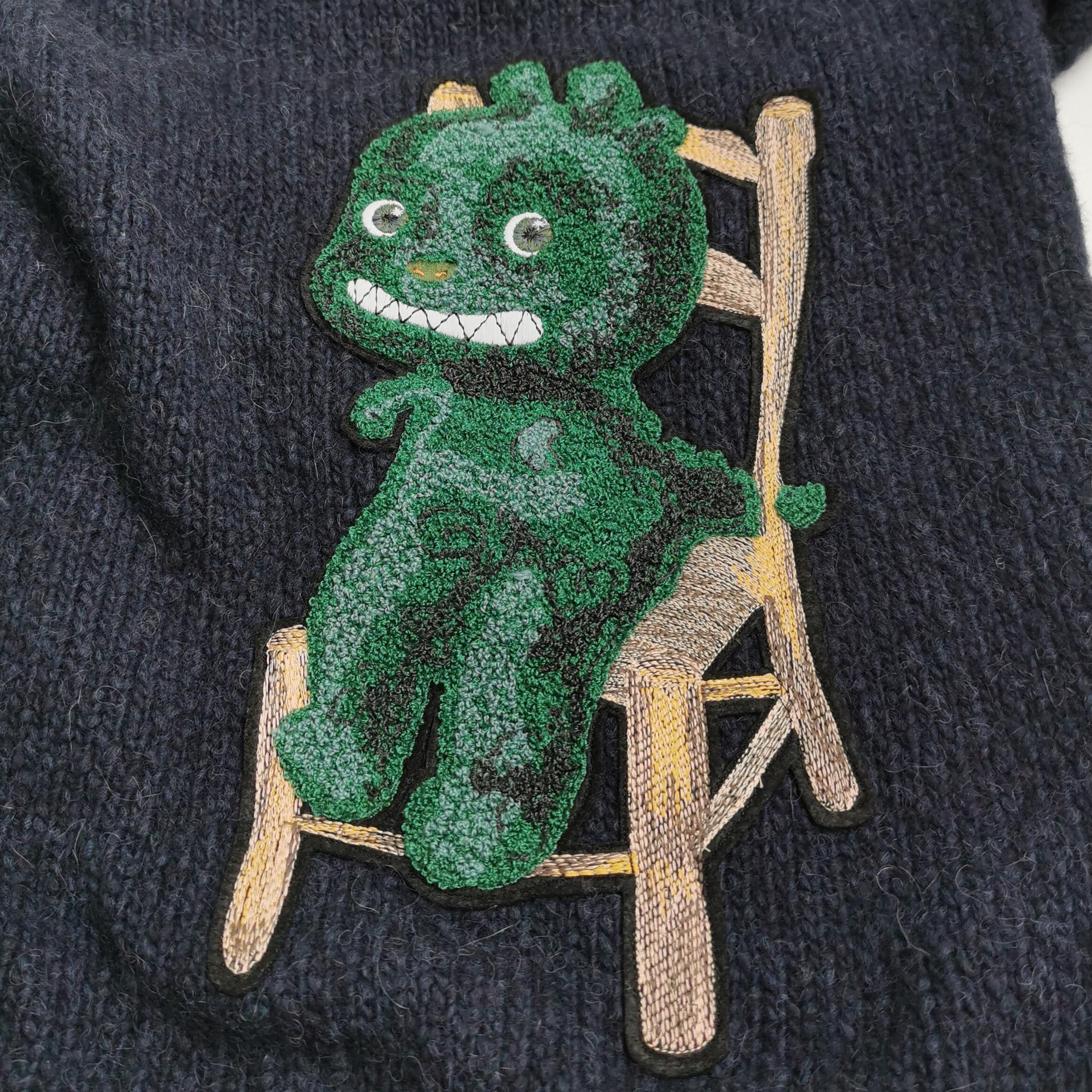 Dior Dior x Otani Workshop Distressed Knit Sweater Size M Size US M / EU 48-50 / 2 - 3 Thumbnail