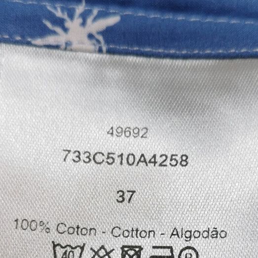 Dior Dior Bee Print Short Sleeve Shirt 37 Size US S / EU 44-46 / 1 - 5 Thumbnail