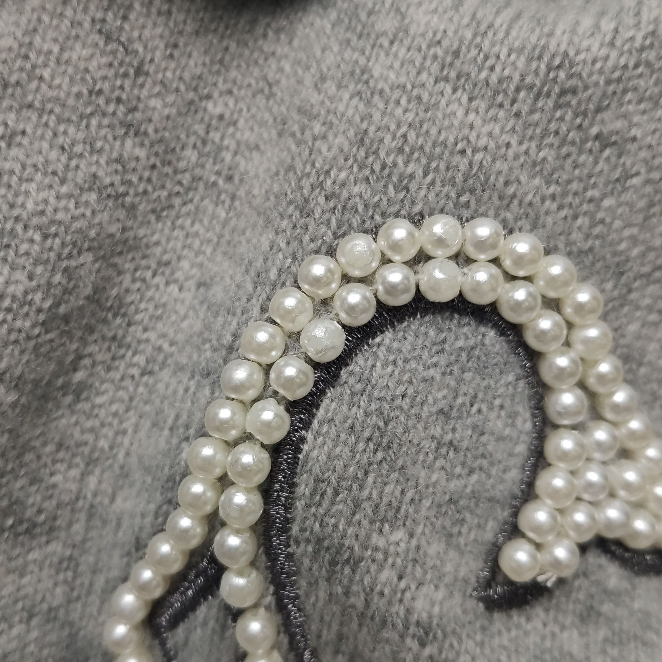Dior Dior Pearl Logo Cashmere Sweater XL Size US XL / EU 56 / 4 - 9 Thumbnail