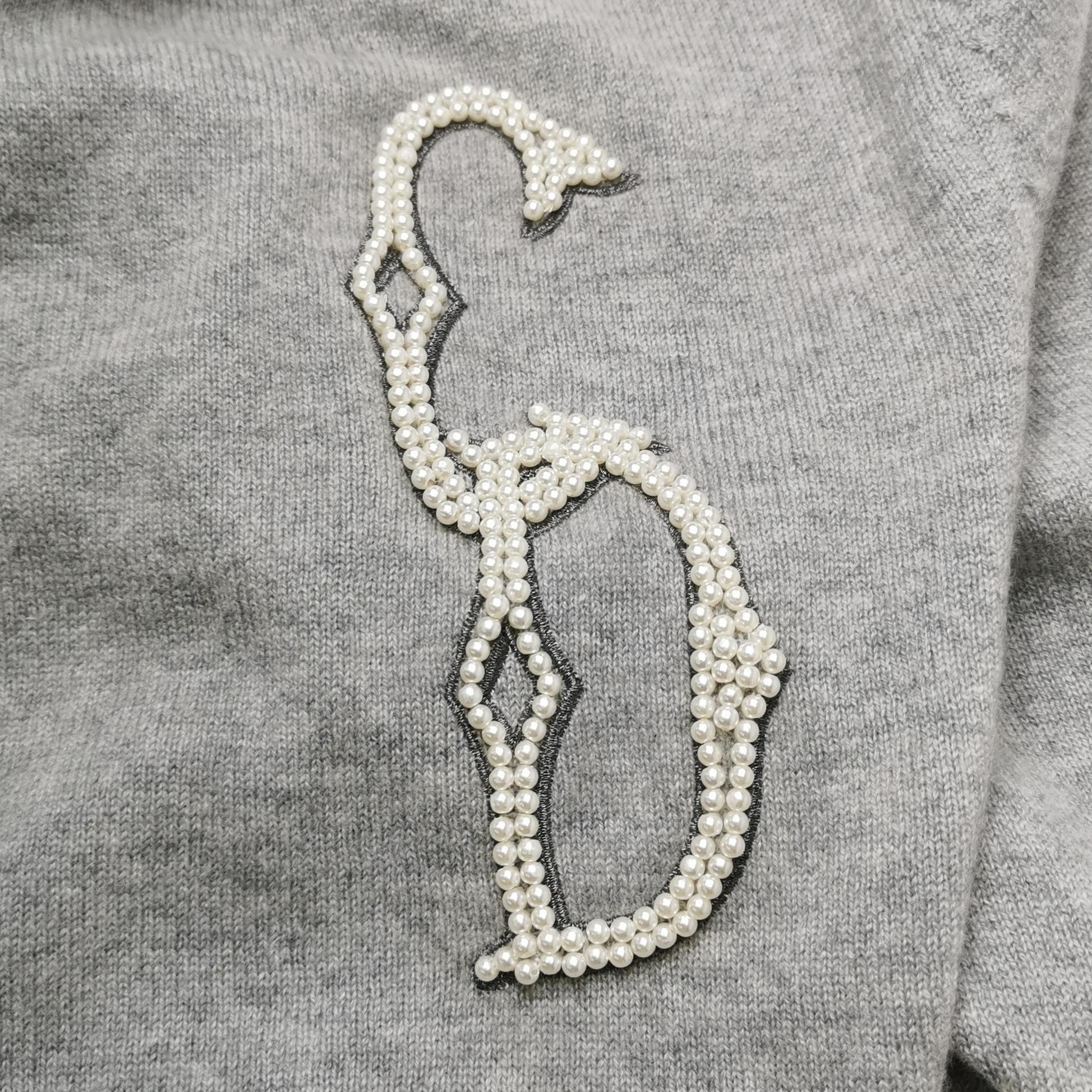 Dior Dior Pearl Logo Cashmere Sweater XL Size US XL / EU 56 / 4 - 3 Thumbnail