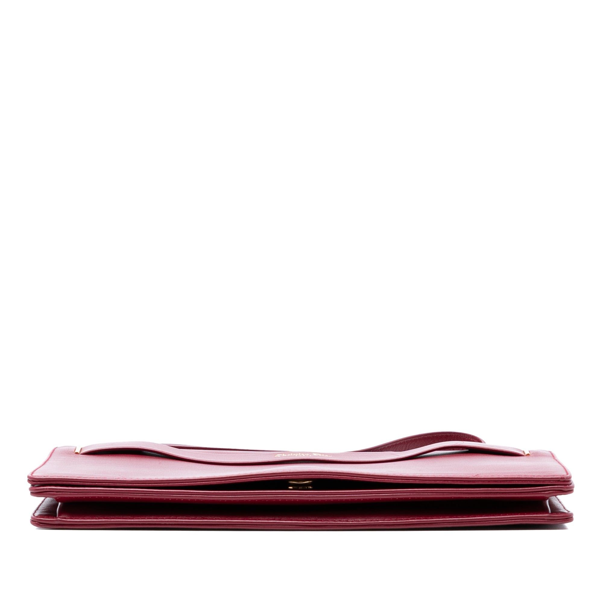 Dior Leather Convertible Flap Shoulder Bag Size ONE SIZE - 3 Thumbnail
