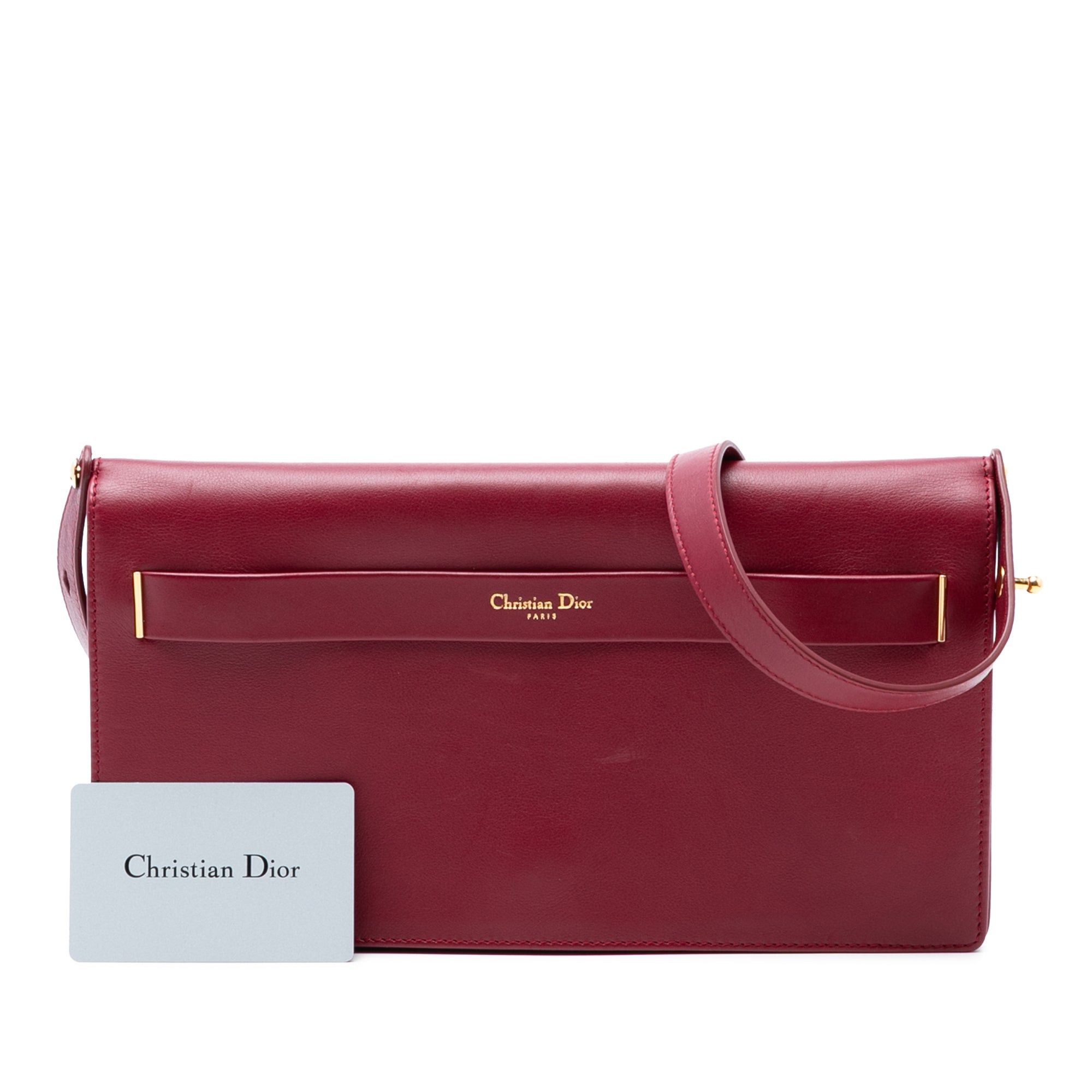 Dior Leather Convertible Flap Shoulder Bag Size ONE SIZE - 8 Thumbnail