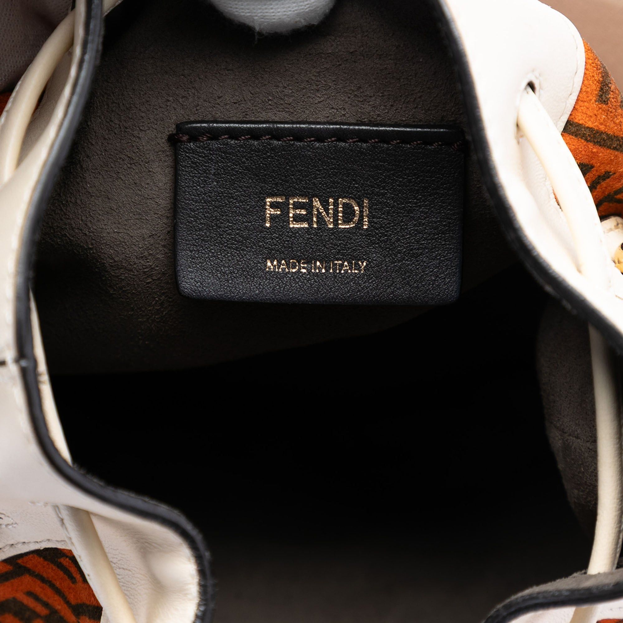 Fendi Mini Zucca Suede Mon Tresor Bucket Bag Size ONE SIZE - 5 Thumbnail