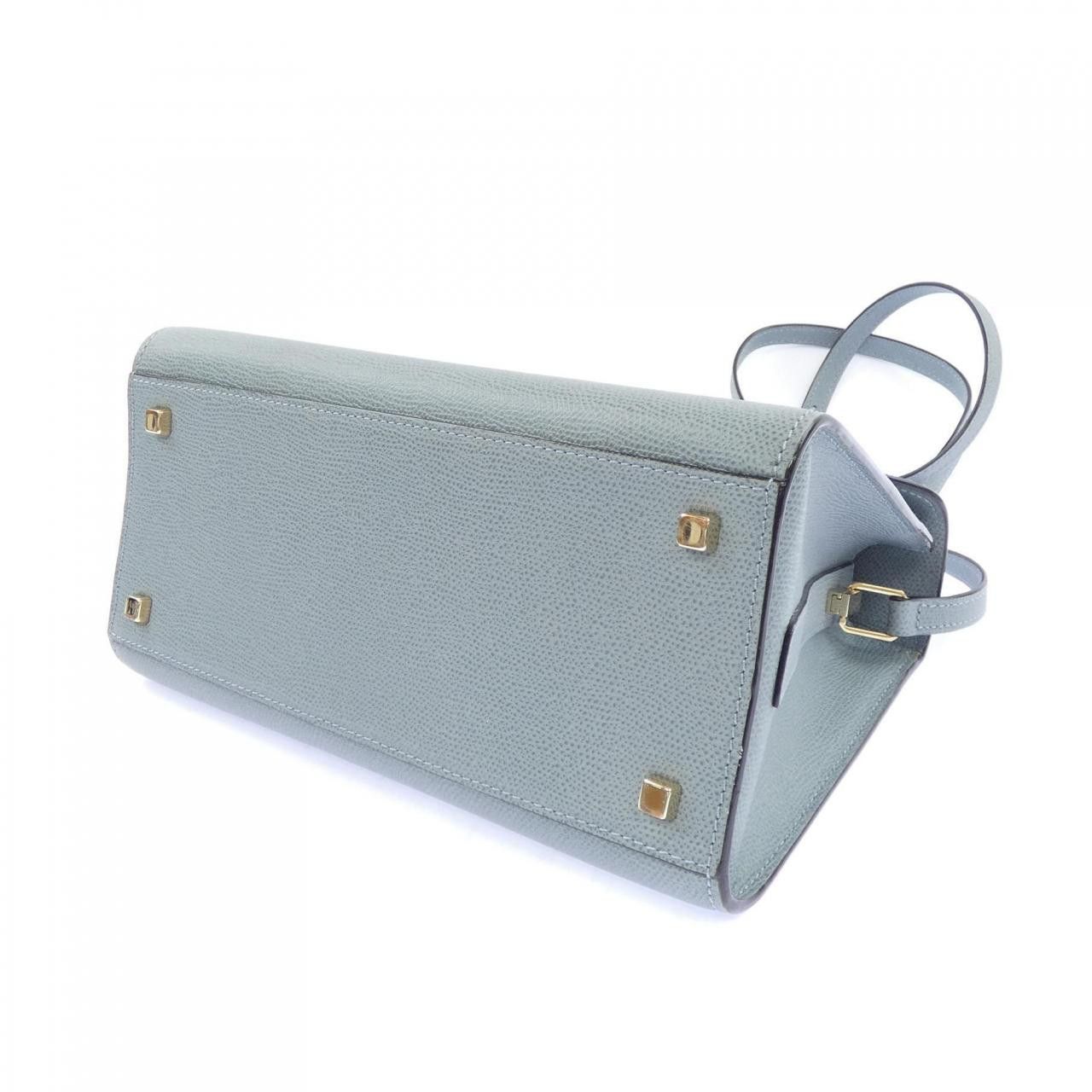 Valextra Valextra Valextra ISIDE Soft Calfskin Bag Leather Shoulder Bag WBES0056028LOC99 DUTY FREE for USA Size ONE SIZE - 4 Thumbnail