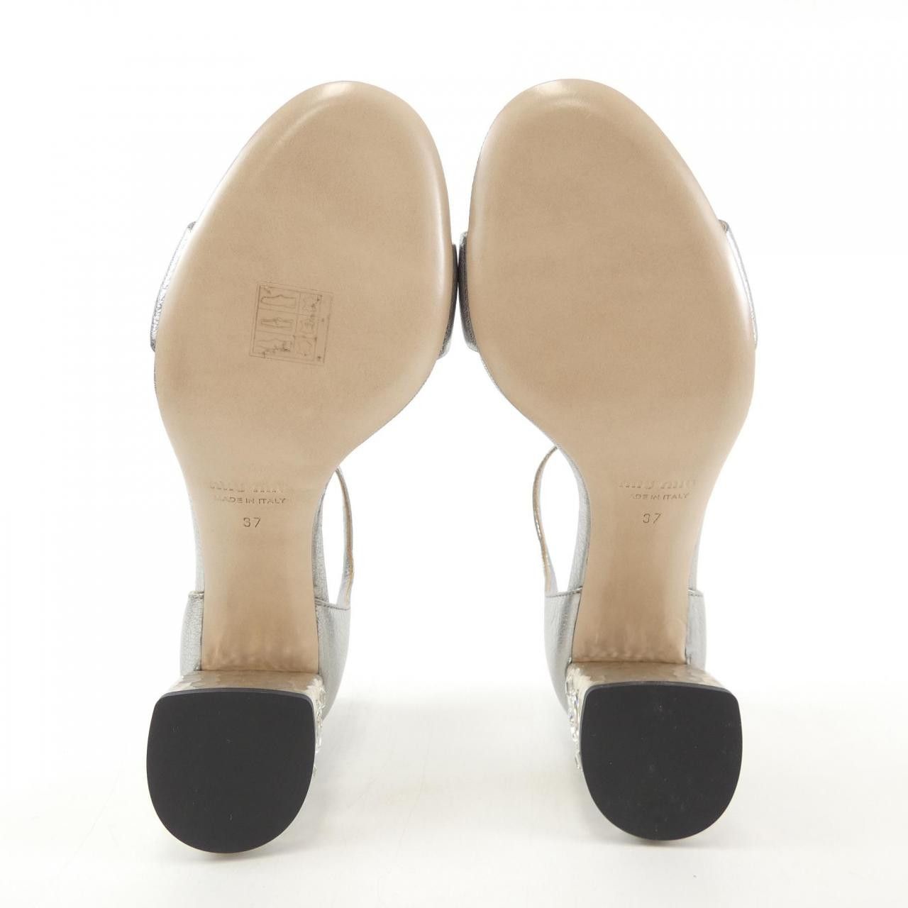 Miu Miu Miu Miu Miu Miu Leather Sandals Plastic / Synthetic Shoes DUTY FREE for USA Size ONE SIZE - 4 Thumbnail