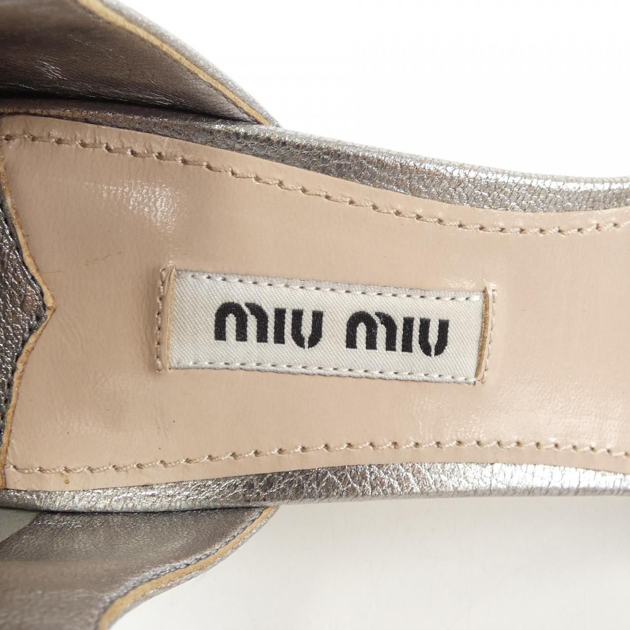 Miu Miu Miu Miu Miu Miu Leather Sandals Plastic / Synthetic Shoes DUTY FREE for USA Size ONE SIZE - 6 Thumbnail