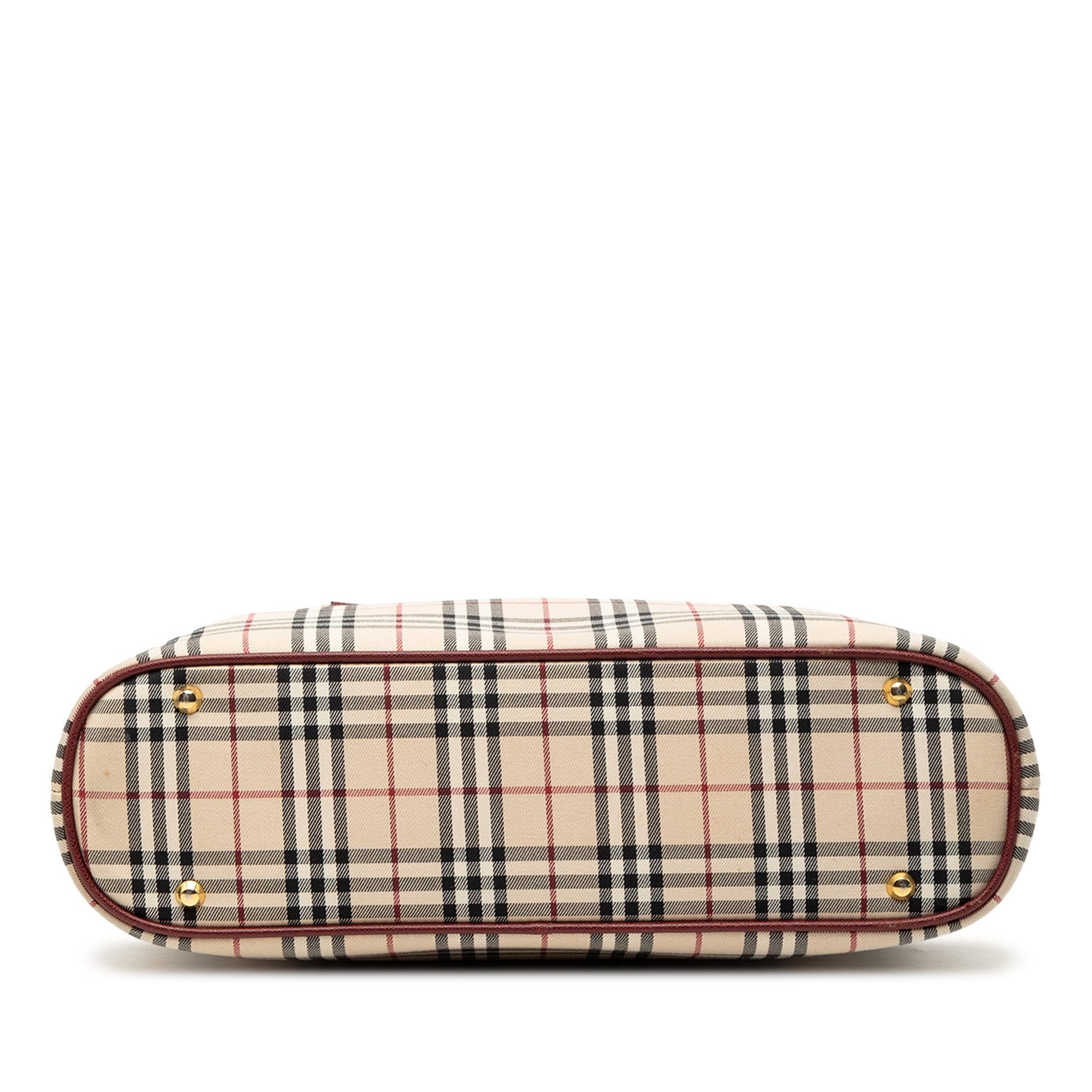 Burberry House Check Canvas Tote Size ONE SIZE - 3 Thumbnail
