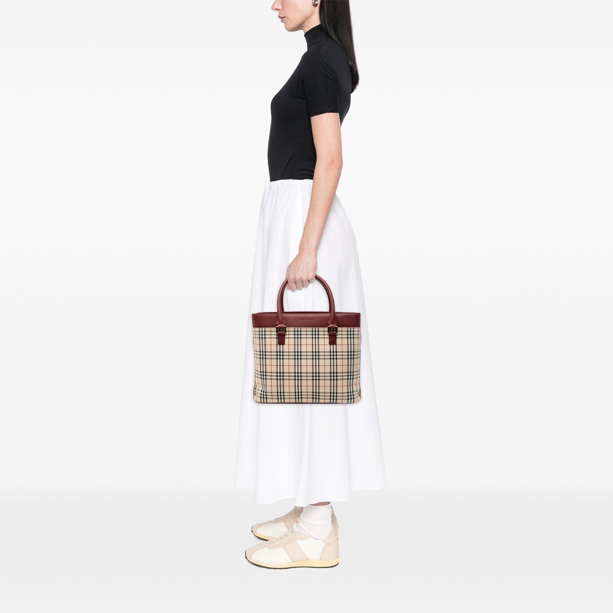 Burberry House Check Canvas Tote Size ONE SIZE - 6 Thumbnail