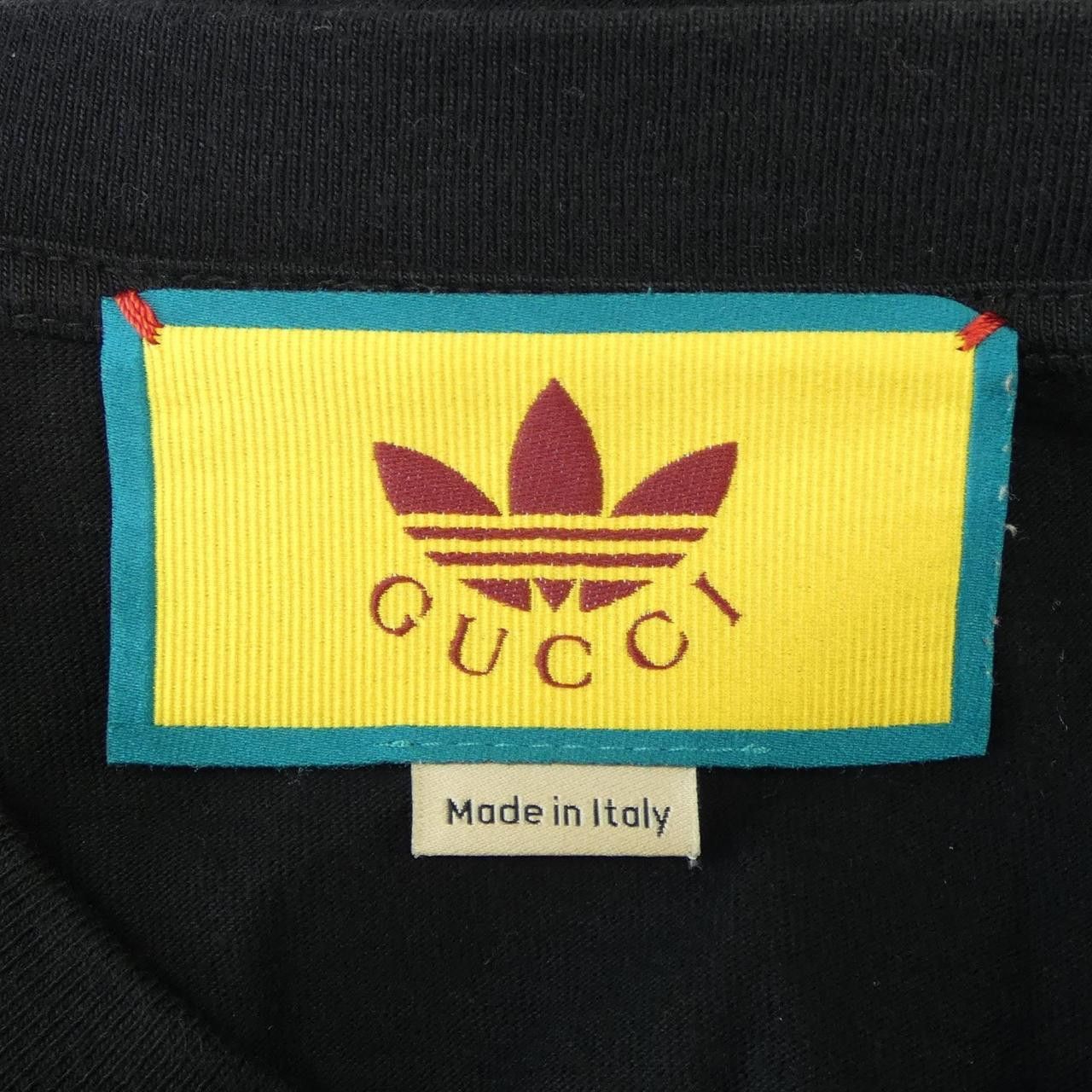 Gucci Gucci Gucci Adidas Cotton T Shirt Textile T-Shirts 616036XJEXC DUTY FREE for USA Size ONE SIZE - 4 Thumbnail