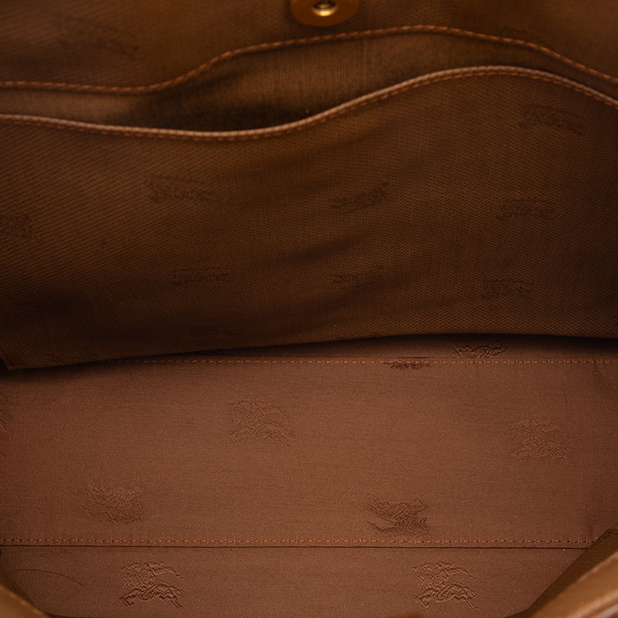 Burberry Haymarket Check Canvas Tote Size ONE SIZE - 4 Thumbnail