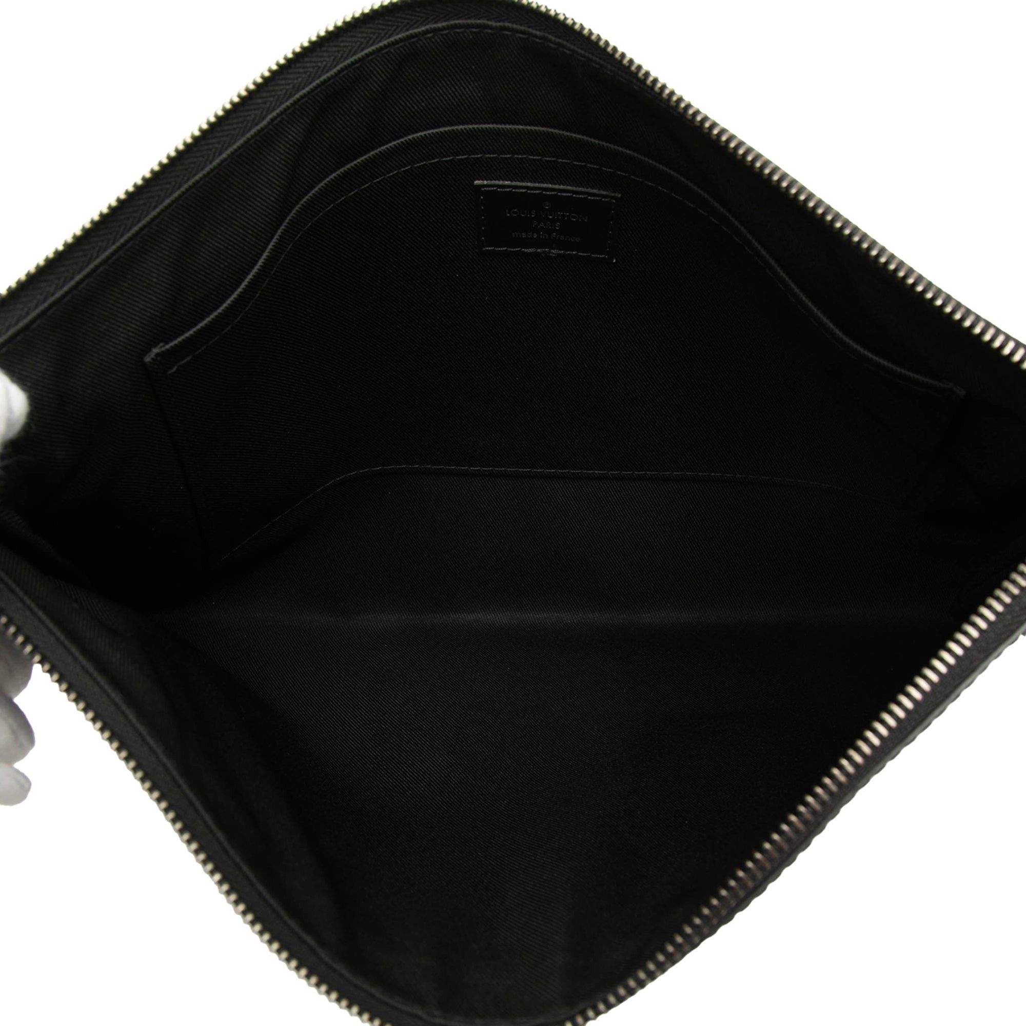 Louis Vuitton Monogram Eclipse Discovery Pochette GM Size ONE SIZE - 4 Thumbnail