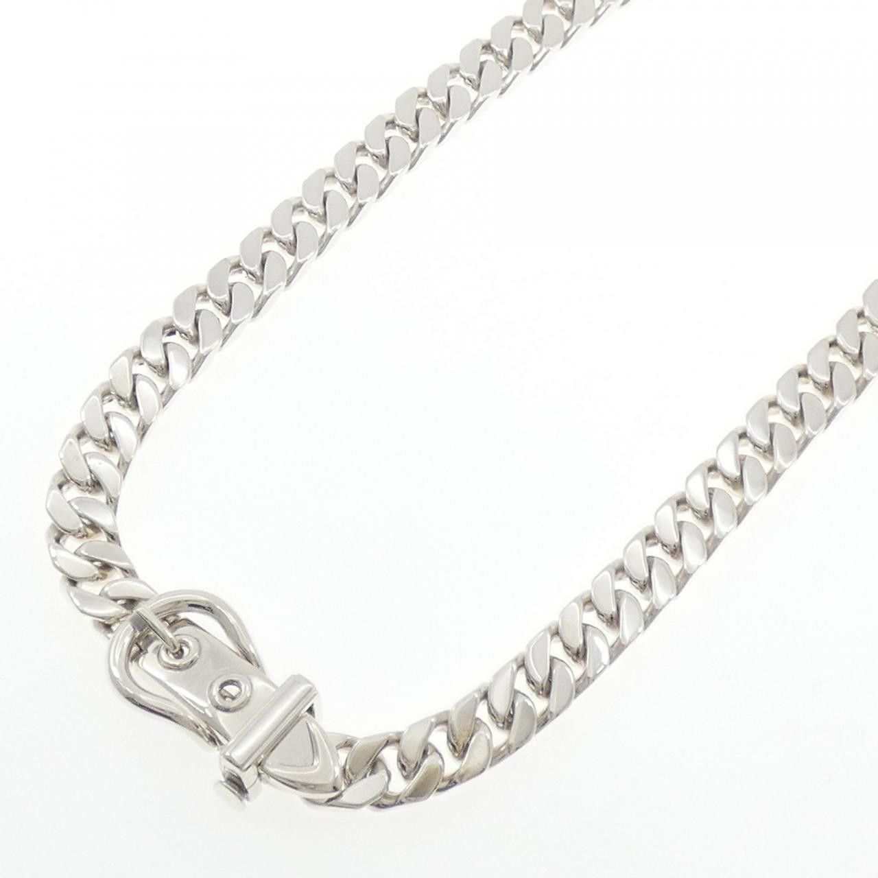 Hermes Hermes Hermes 925 Silver Necklace Precious Metal Necklace DUTY FREE for USA Size ONE SIZE - 2 Thumbnail