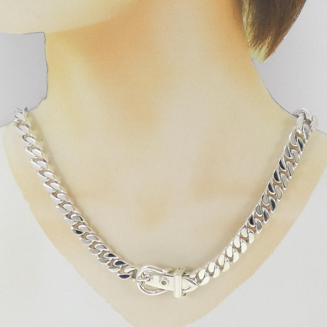 Hermes Hermes Hermes 925 Silver Necklace Precious Metal Necklace DUTY FREE for USA Size ONE SIZE - 6 Thumbnail
