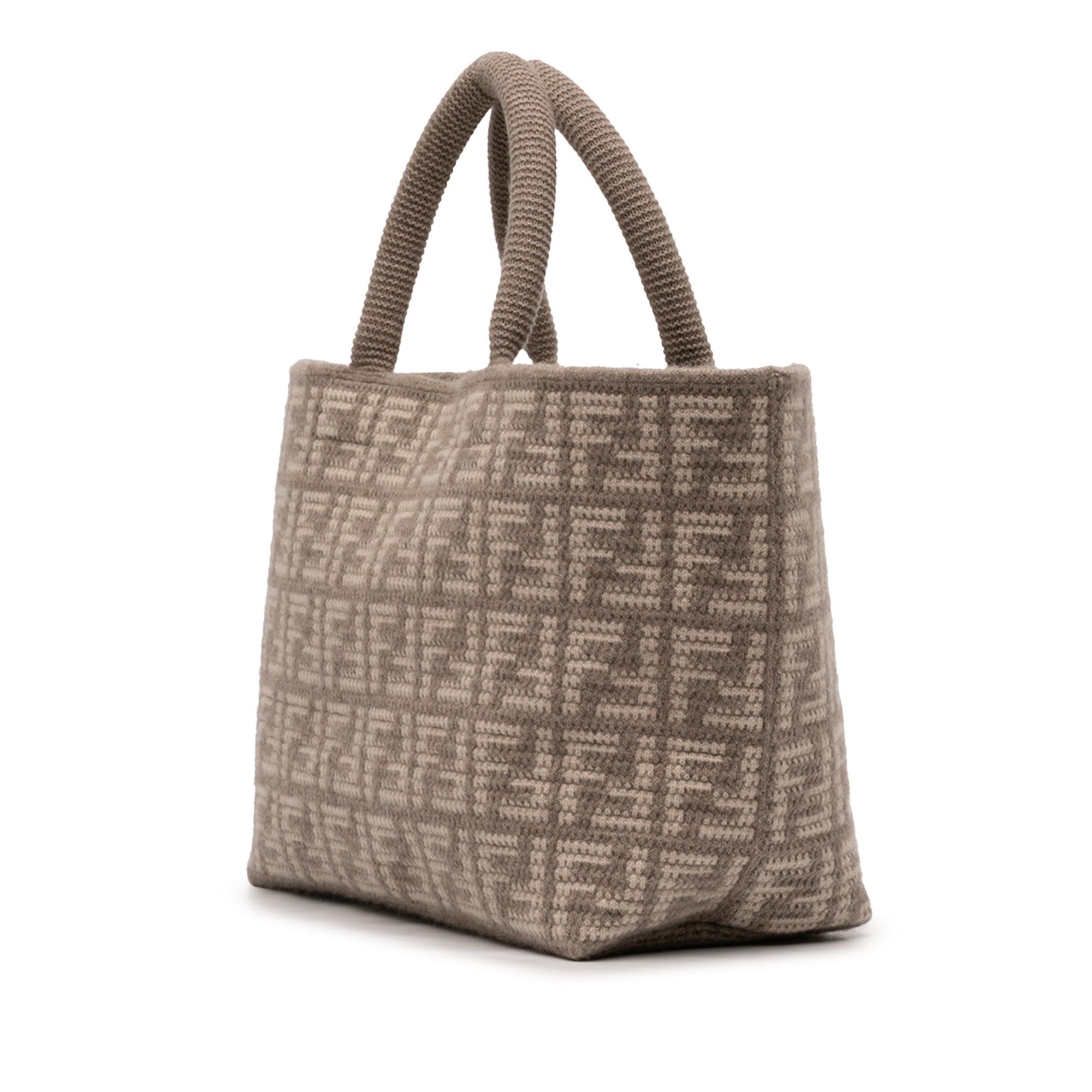 Fendi Large Zucca Cashmere Shopper Tote Size ONE SIZE - 2 Thumbnail