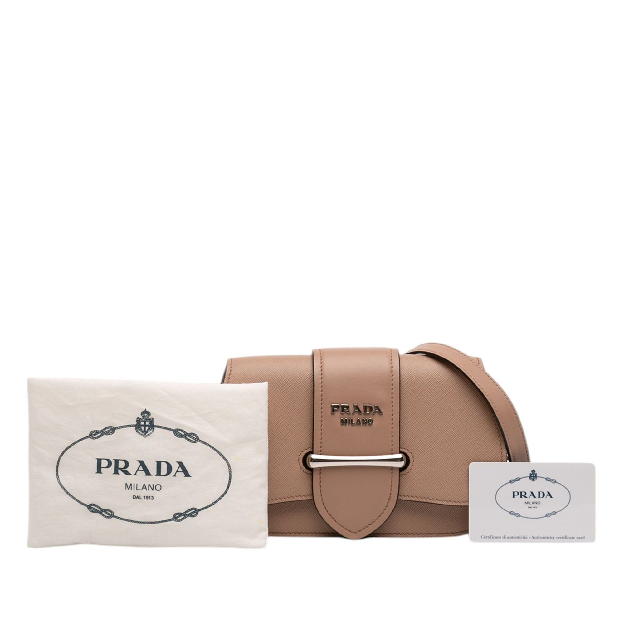 Prada Saffiano and City Calf Sidonie Crossbody Size ONE SIZE - 10 Thumbnail