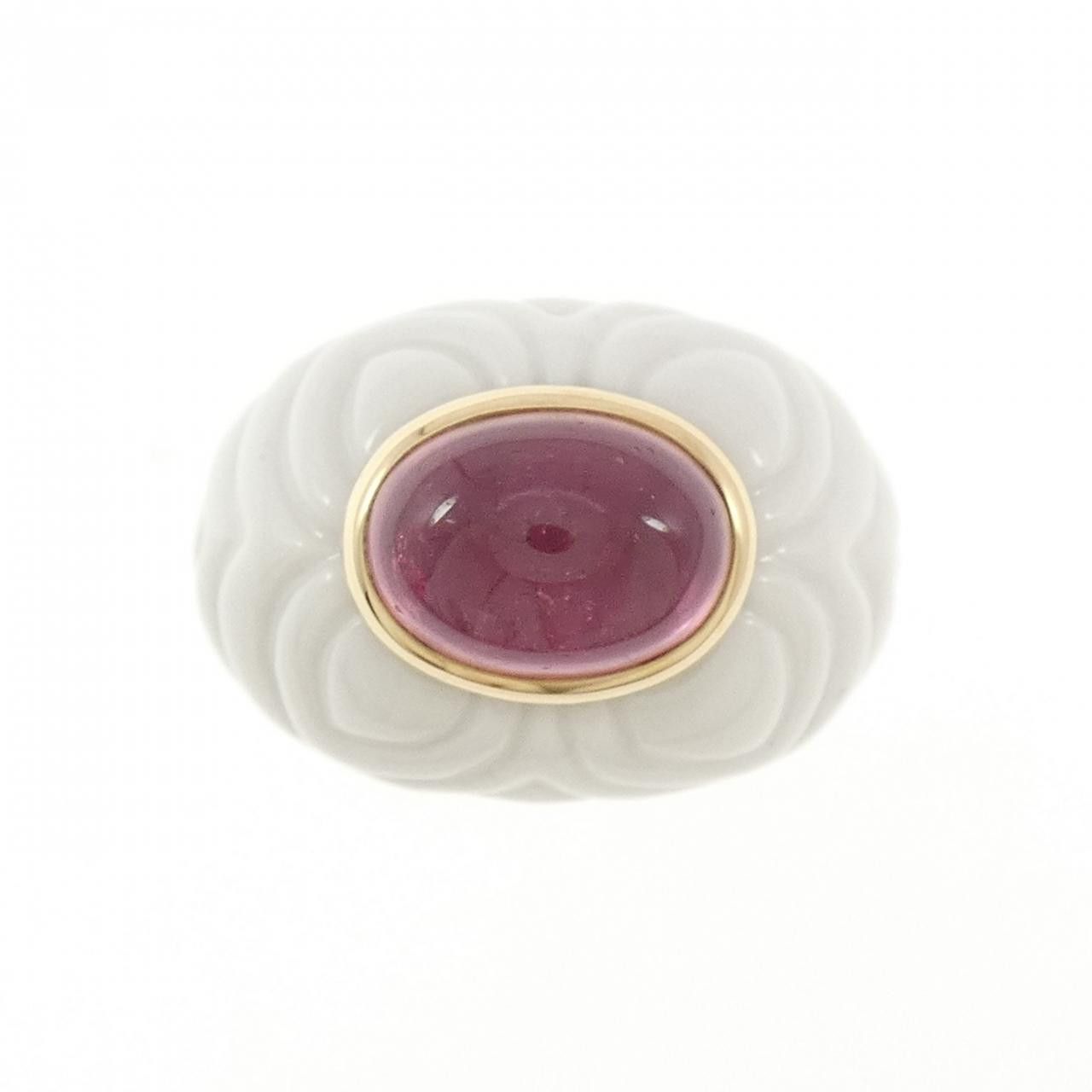 Bvlgari Bvlgari Bulgari Chandra 750 Yellow Gold Ceramic Ring Size 9 Precious Metal Ring DUTY FREE for USA Size ONE SIZE - 2 Thumbnail