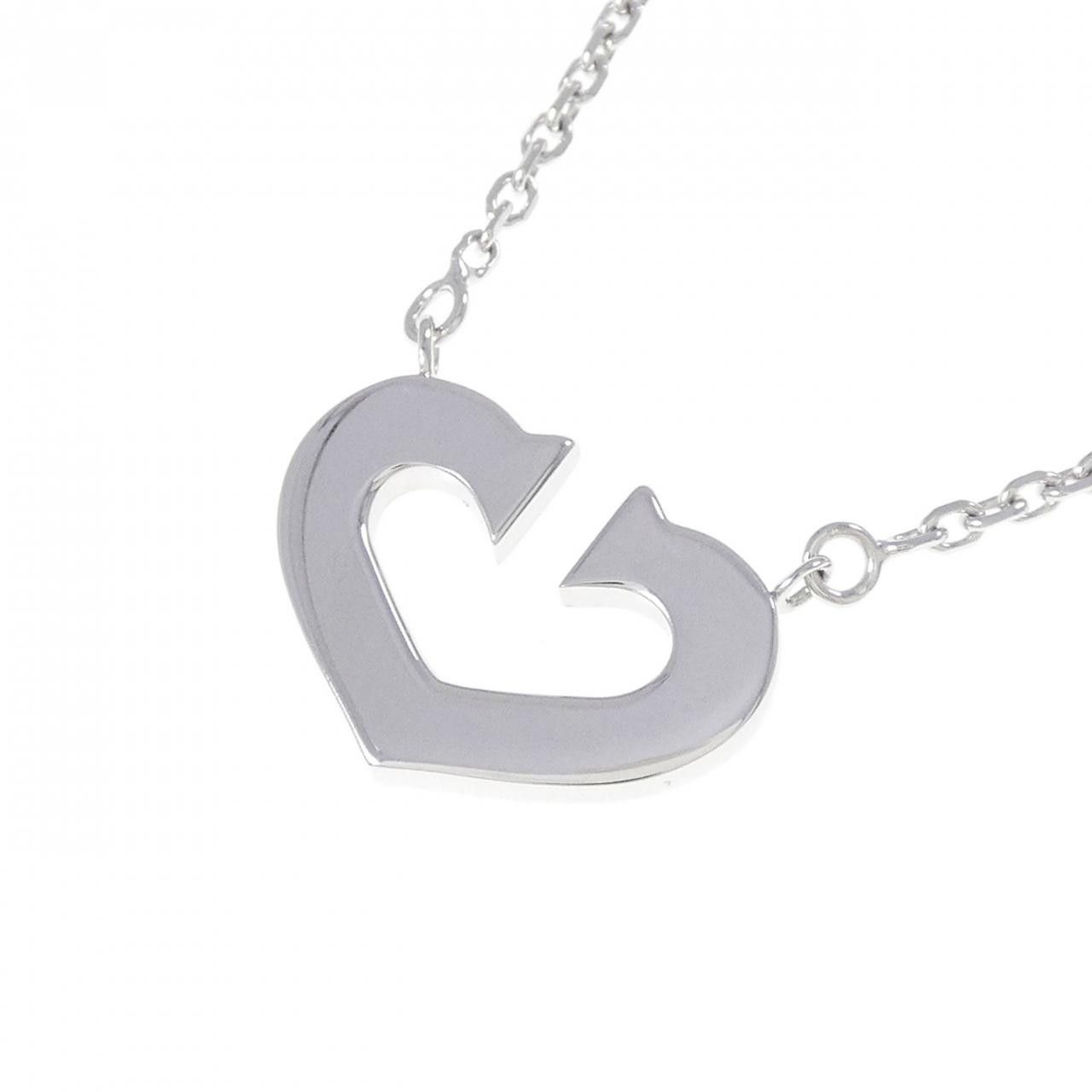 Cartier Cartier Cartier C Heart 750 White Gold Necklace Precious Metal Necklace CRB7008100 DUTY FREE for USA Size ONE SIZE - 3 Thumbnail