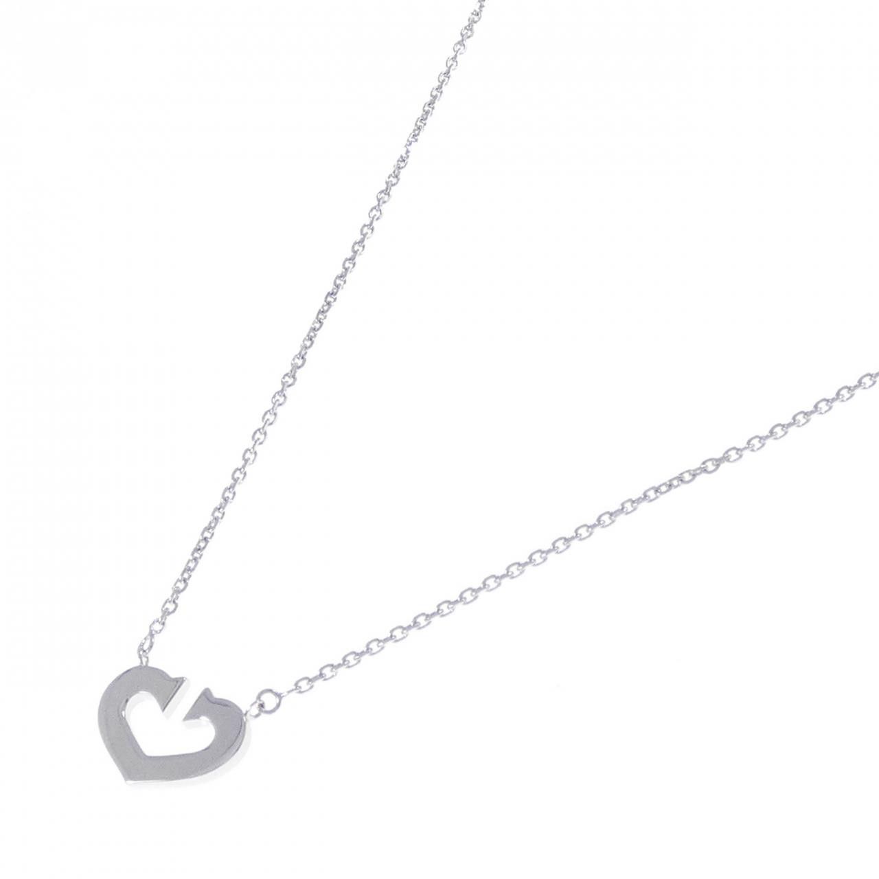 Cartier Cartier Cartier C Heart 750 White Gold Necklace Precious Metal Necklace CRB7008100 DUTY FREE for USA Size ONE SIZE - 2 Thumbnail
