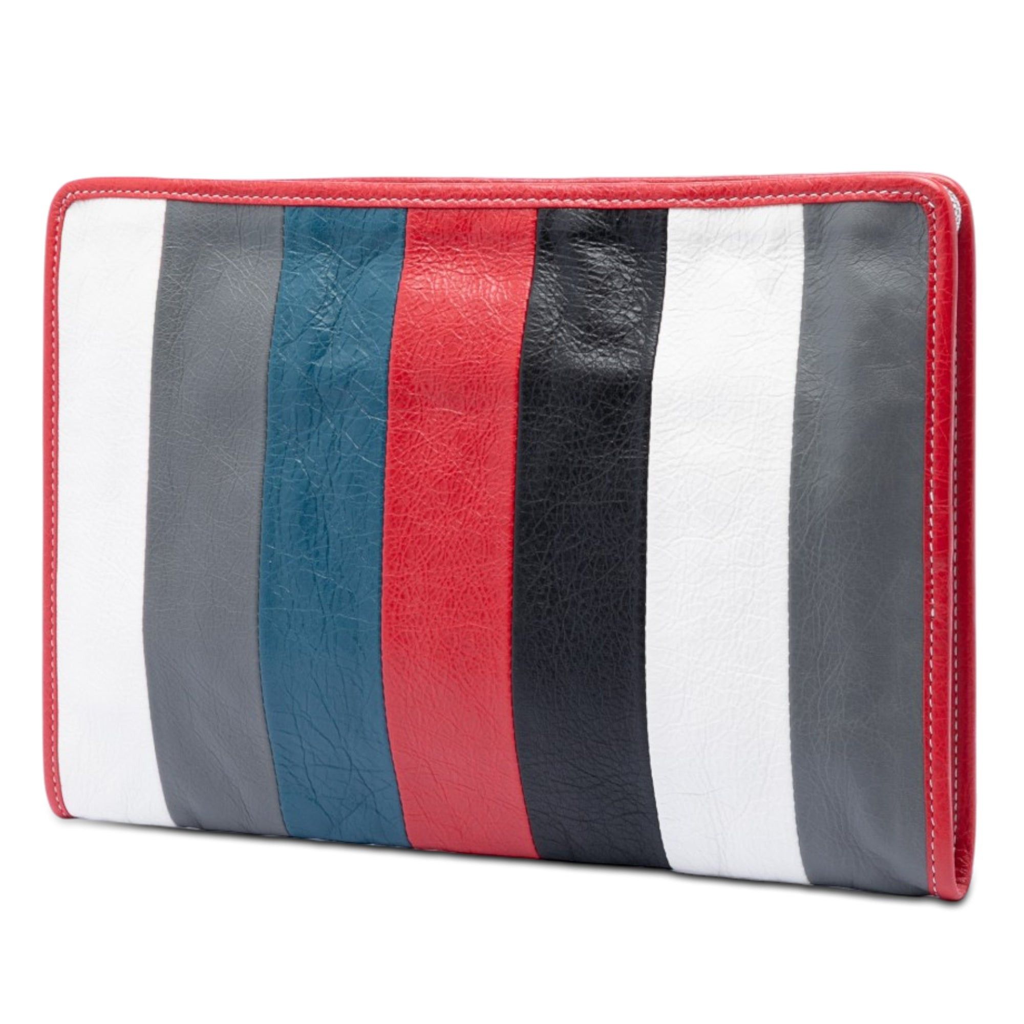 Balenciaga Lambskin Striped Bazar Clutch Size ONE SIZE - 2 Thumbnail