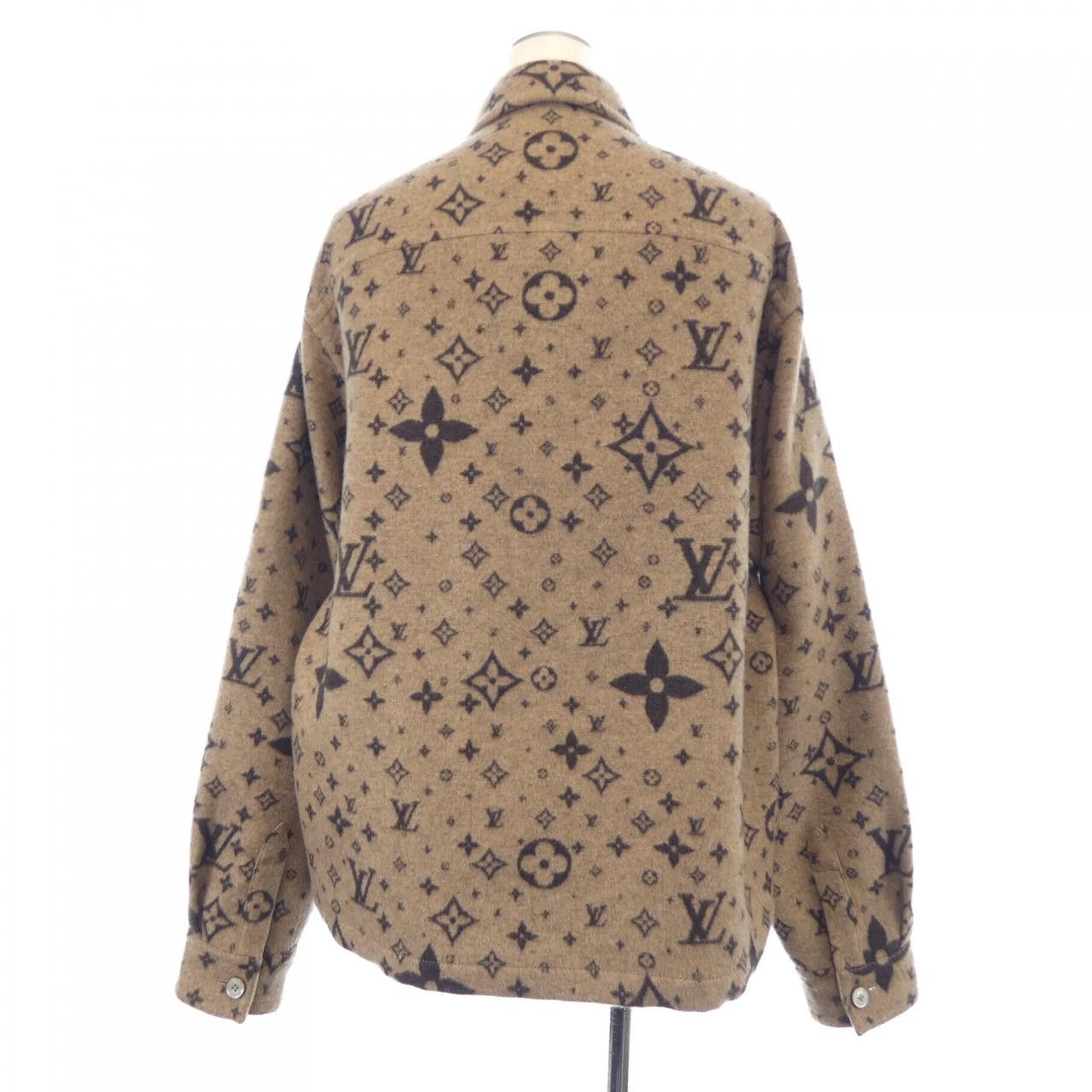 Louis Vuitton Louis Vuitton Louis Vuitton Cashmere Blend Jacket Textile Outerwear HSB39WFRW DUTY FREE for USA Size ONE SIZE - 2 Thumbnail