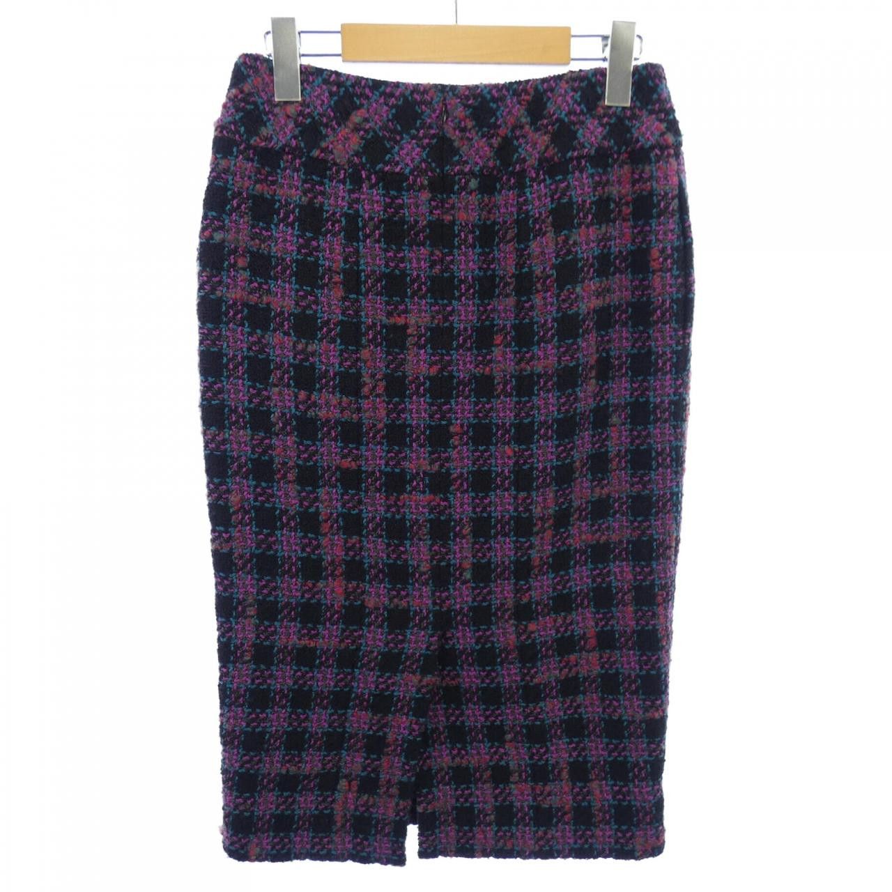 Chanel Chanel Chanel Check Skirt Textile Skirts P73672V65123 DUTY FREE for USA Size ONE SIZE - 2 Thumbnail