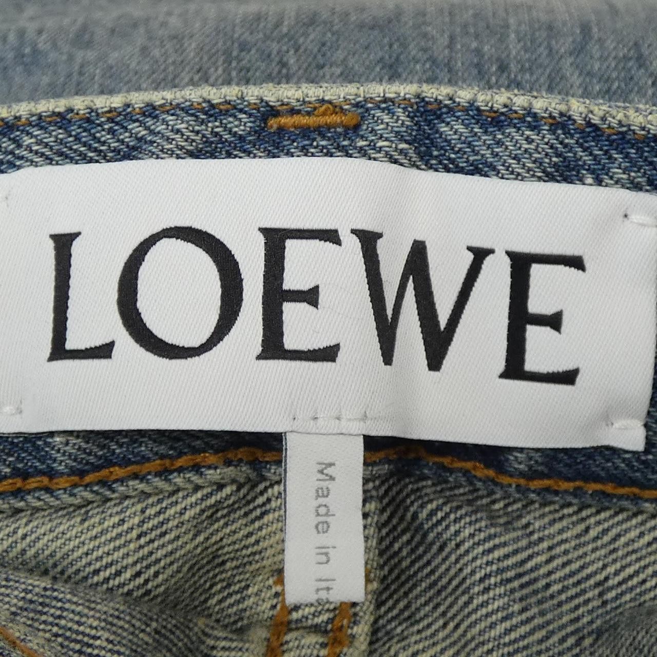 Loewe Loewe Loewe Anagram Barrel Jeans Textile Jeans S359Y11XCM DUTY FREE for USA Size ONE SIZE - 5 Thumbnail