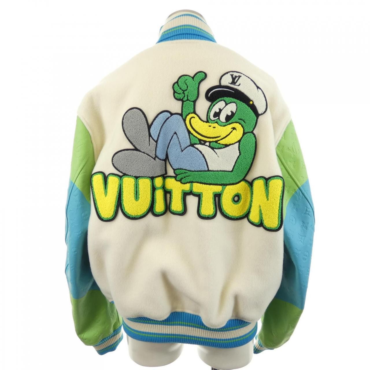 Louis Vuitton Louis Vuitton Louis Vuitton Rainbow Playground Varsity Jacket Textile Outerwear HOL63EYC8 DUTY FREE for USA Size ONE SIZE - 2 Thumbnail