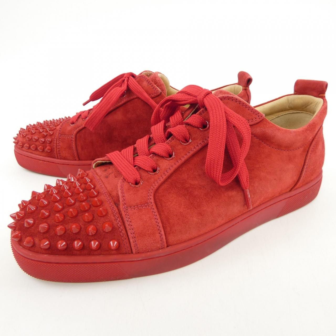 Christian Louboutin Christian Louboutin Christian Louboutin Louis Junior Spikes Sneakers Leather Shoes LOUISJUNIORSPIKES DUTY FREE for USA Size ONE SIZE - 3 Thumbnail