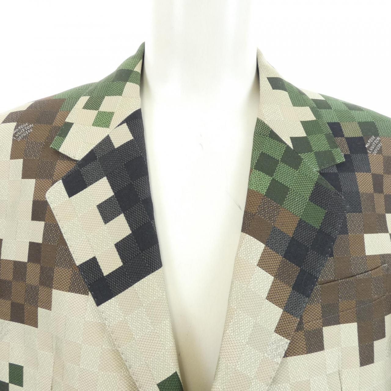 Louis Vuitton Louis Vuitton Louis Vuitton Damier Jacket Textile Outerwear HQJ60EHSB DUTY FREE for USA Size ONE SIZE - 5 Thumbnail