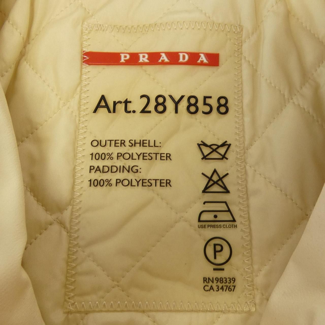 Prada Prada Prada Coat Textile Outerwear 28Y858 DUTY FREE for USA Size ONE SIZE - 4 Thumbnail