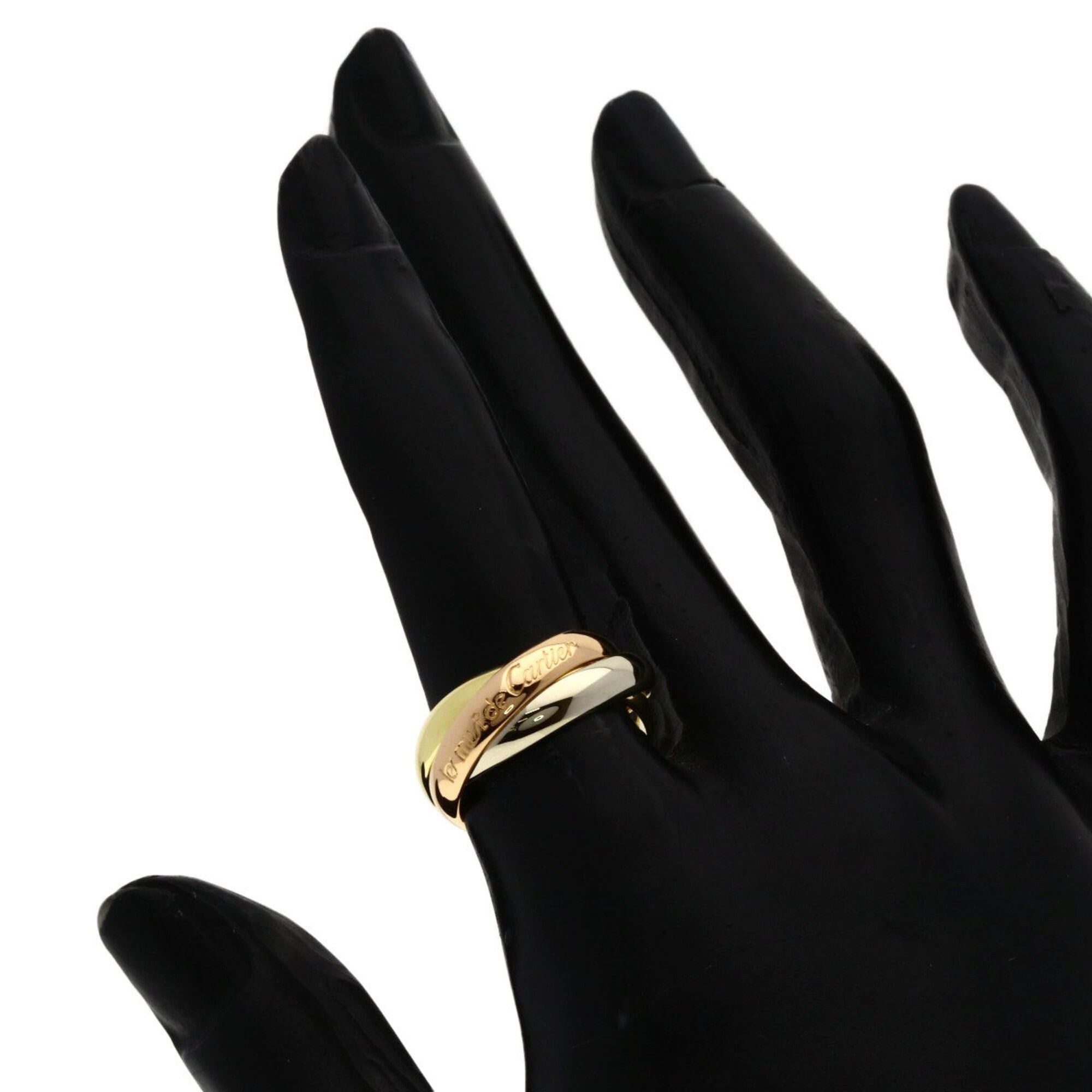 Cartier Cartier Trinity #49 Ring - 18K Yellow Gold/18K White Pink Gold Women's CARTIER Size ONE SIZE - 4 Thumbnail