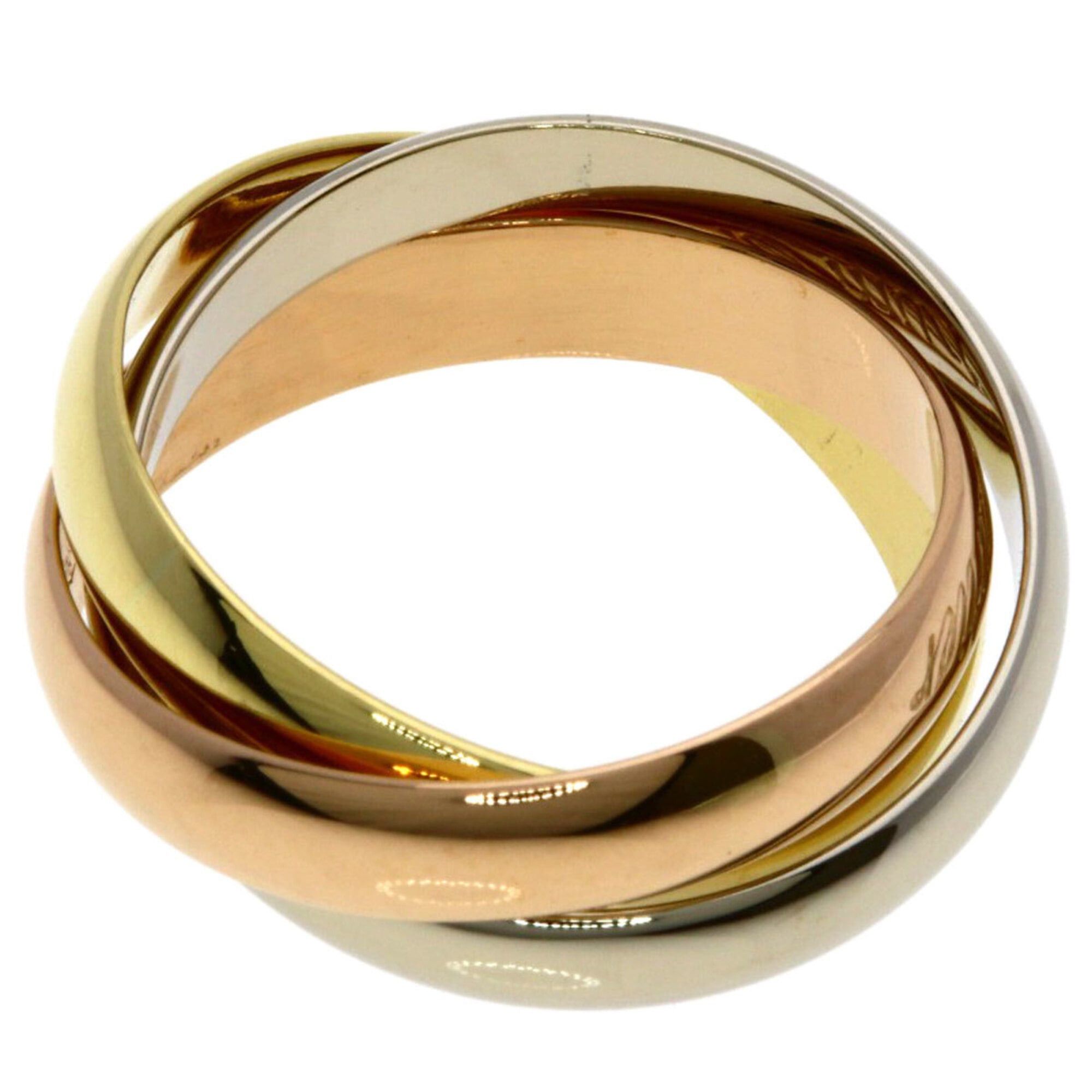 Cartier Cartier Trinity #49 Ring - 18K Yellow Gold/18K White Pink Gold Women's CARTIER Size ONE SIZE - 5 Thumbnail