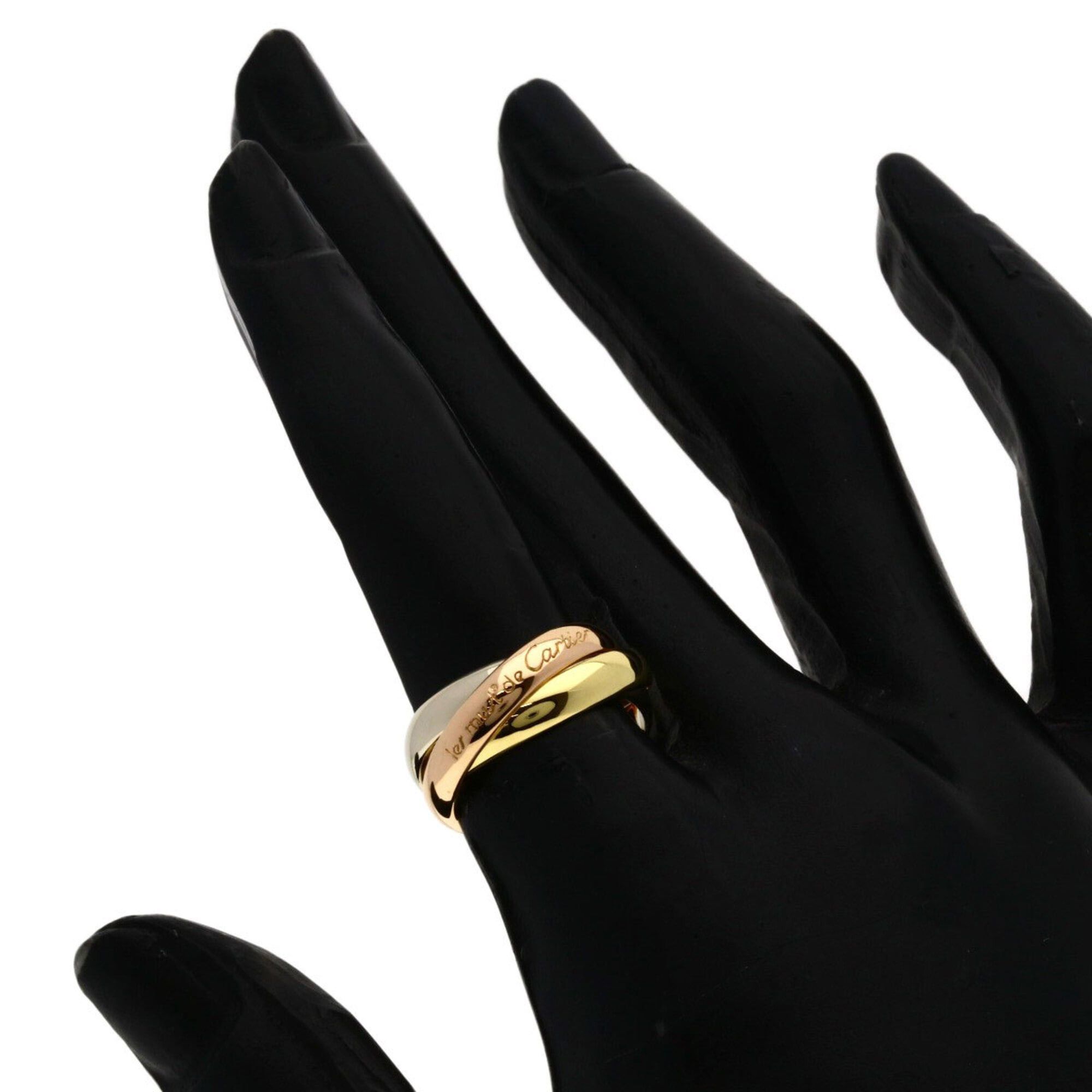 Cartier Cartier Trinity #49 Ring - 18K Yellow Gold/18K White Pink Gold Women's CARTIER Size ONE SIZE - 4 Thumbnail