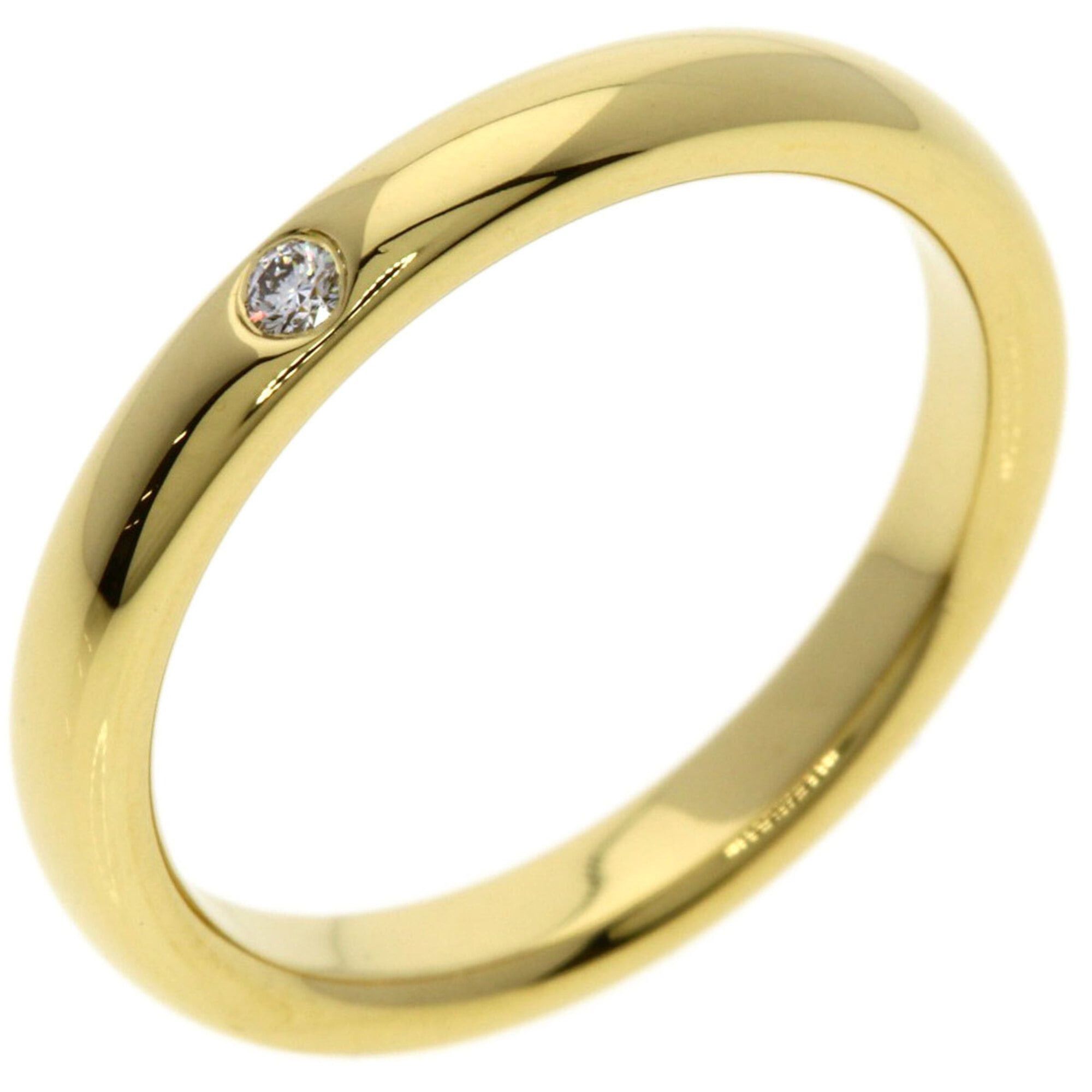 Tiffany & Co. Tiffany & Co. Stacking Band 1P Diamond Ring, 18K Yellow Gold, Women's. Size ONE SIZE - 2 Thumbnail