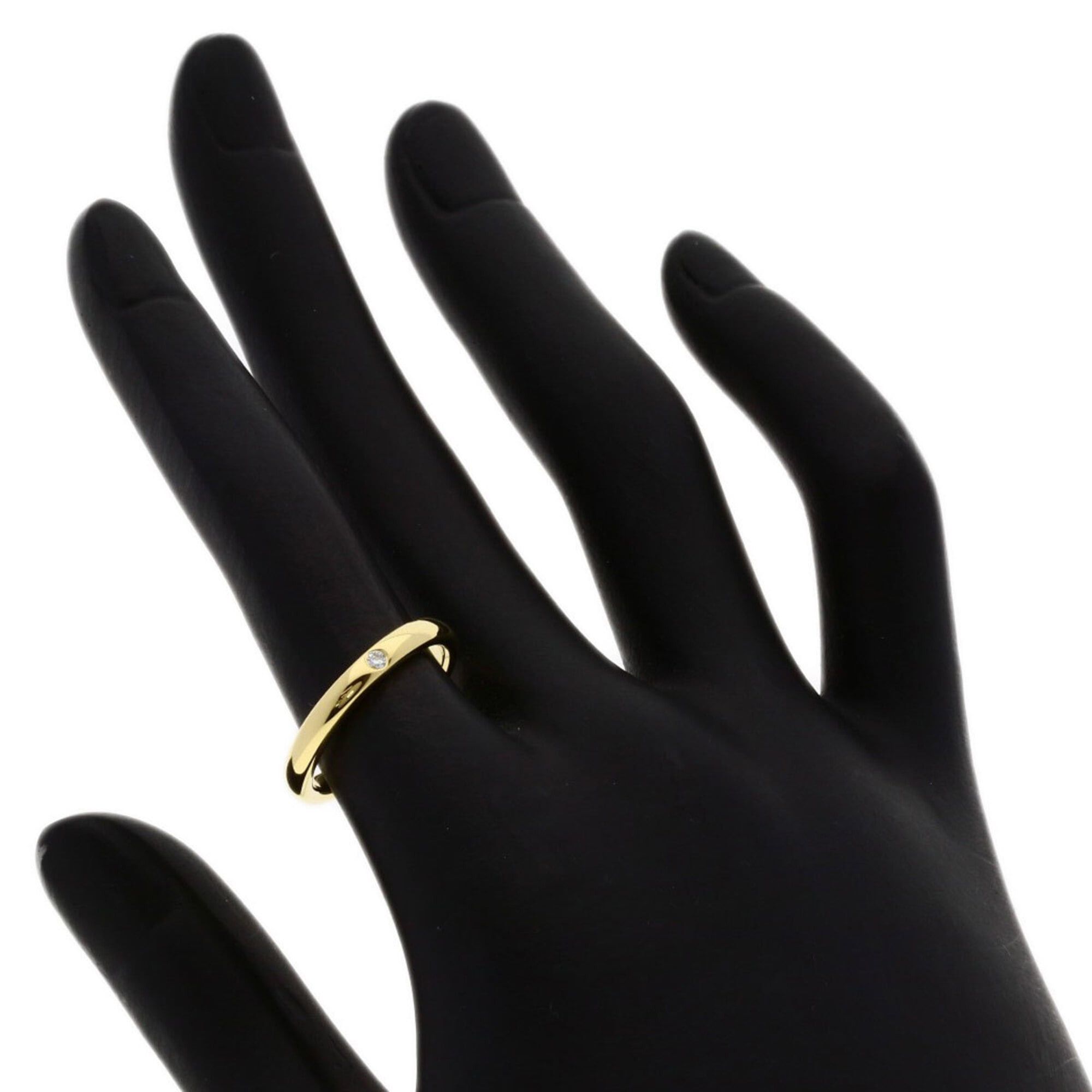 Tiffany & Co. Tiffany & Co. Stacking Band 1P Diamond Ring, 18K Yellow Gold, Women's. Size ONE SIZE - 5 Thumbnail
