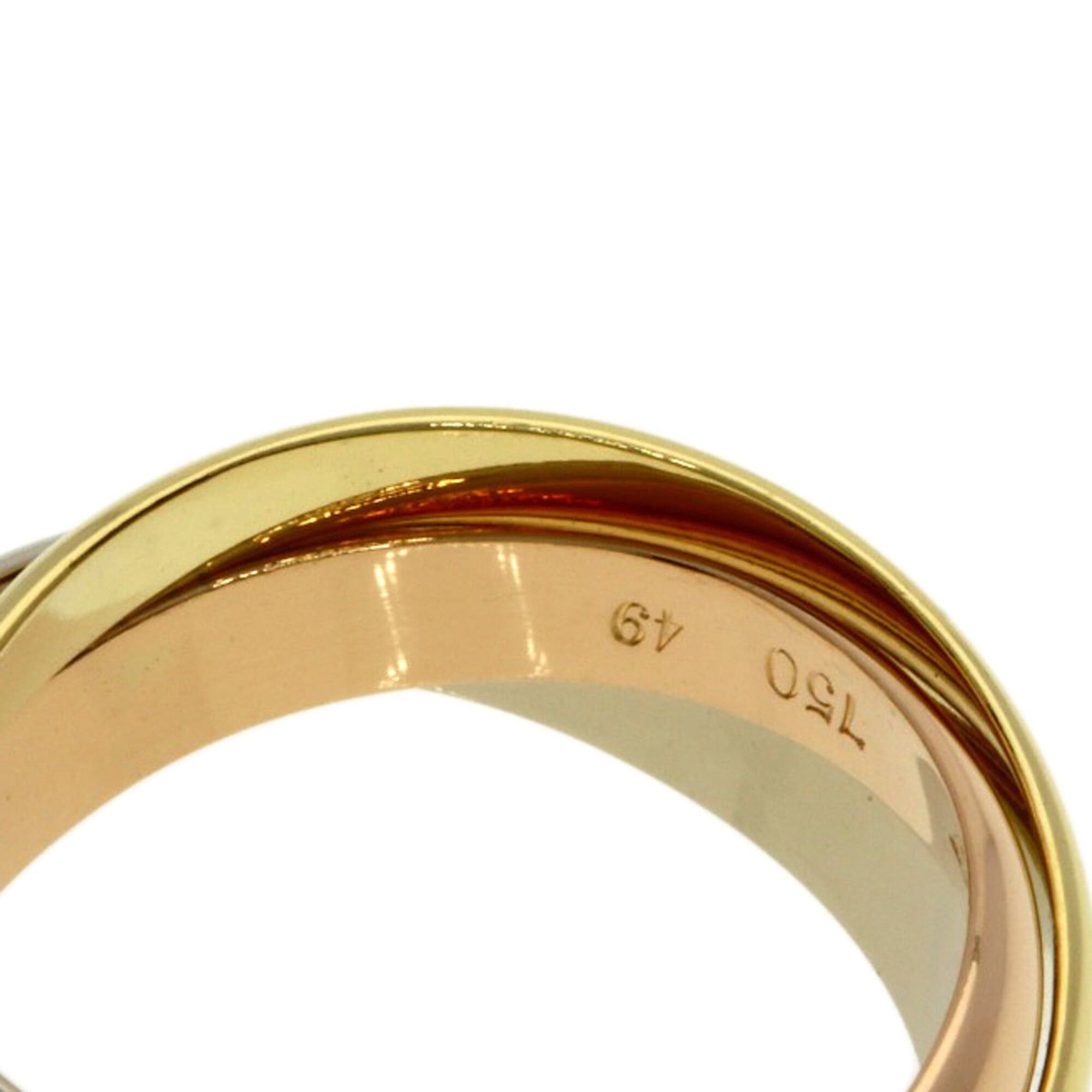 Cartier Cartier Trinity #49 Ring - 18K Yellow Gold/18K White Pink Gold Women's CARTIER Size ONE SIZE - 6 Thumbnail