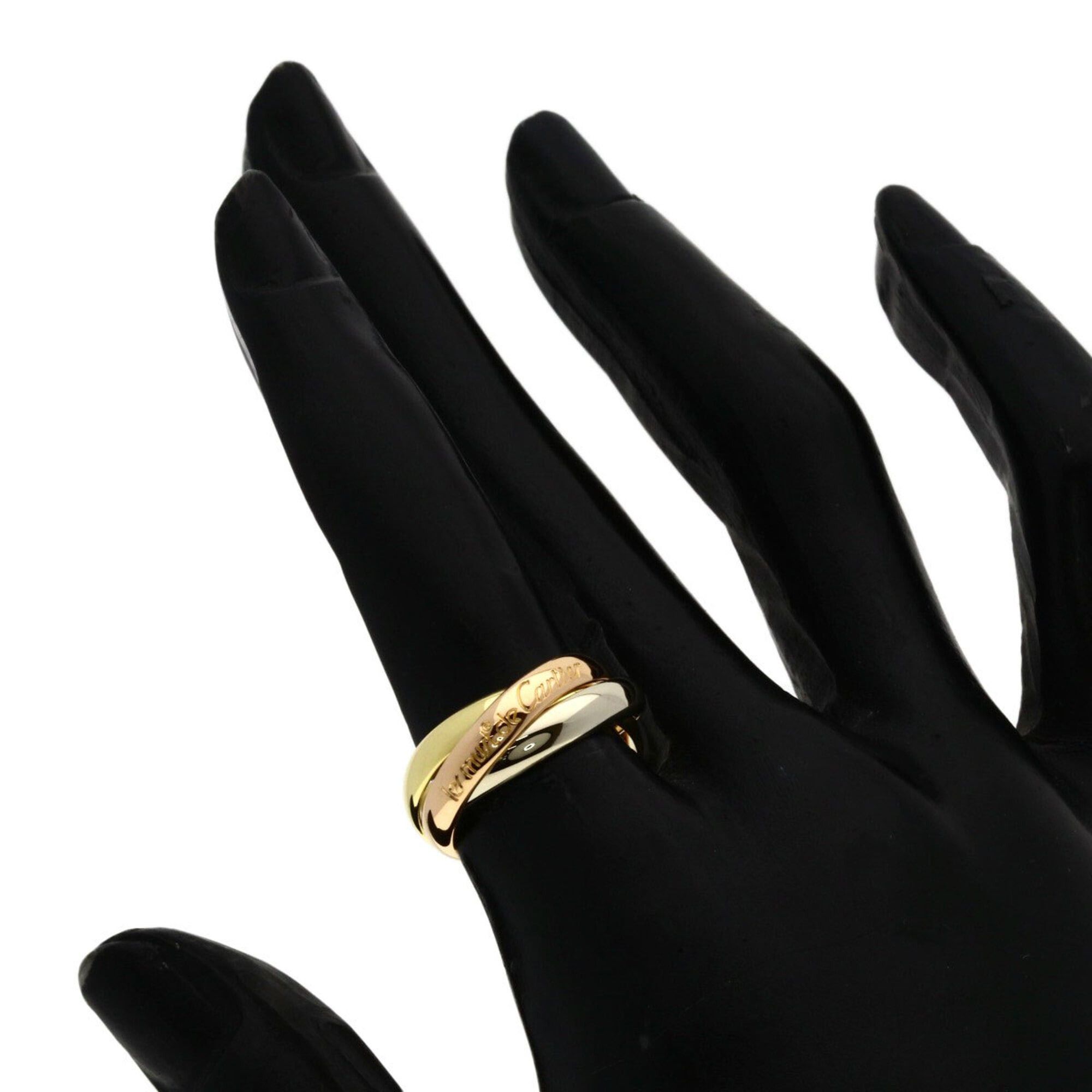 Cartier Cartier Trinity #49 Ring - 18K Yellow Gold/18K White Pink Gold Women's CARTIER Size ONE SIZE - 5 Thumbnail