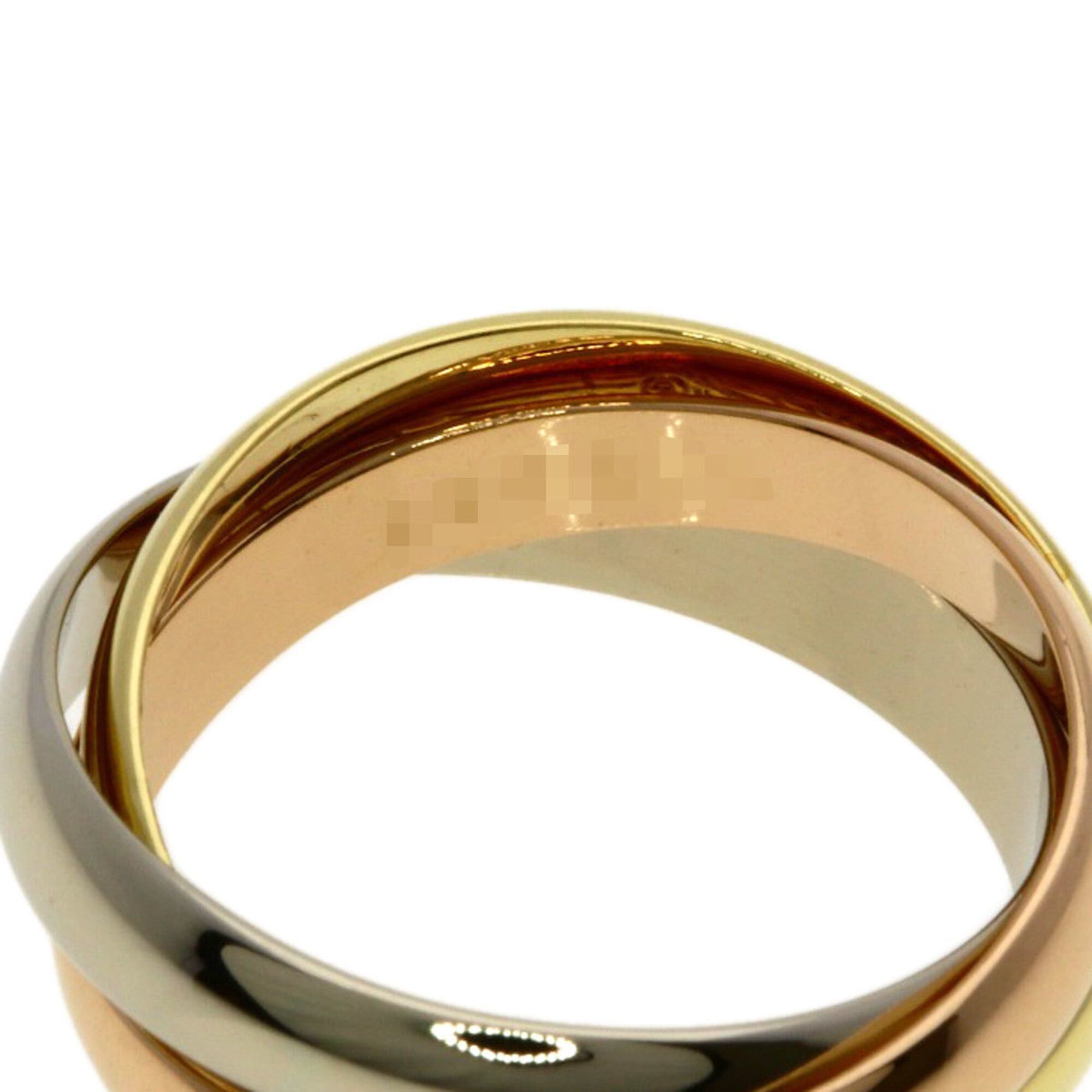 Cartier Cartier Trinity #49 Ring - 18K Yellow Gold/18K White Pink Gold Women's CARTIER Size ONE SIZE - 4 Thumbnail